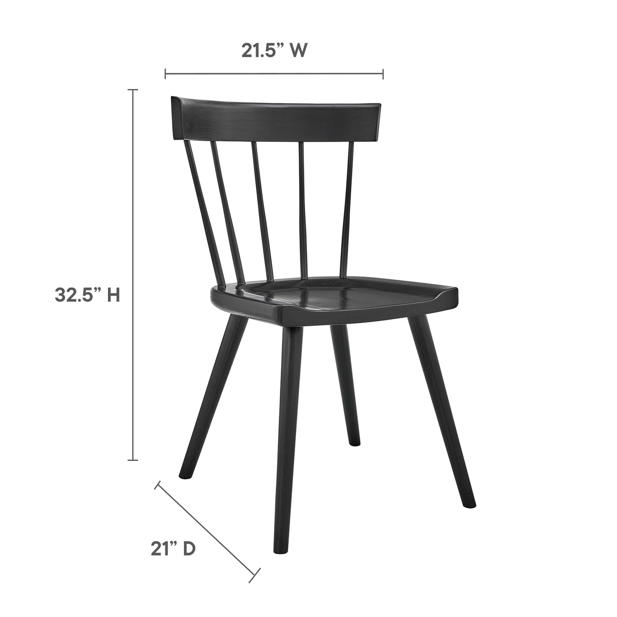 Sutter Wood Dining Side Chair by Modway - Image 3