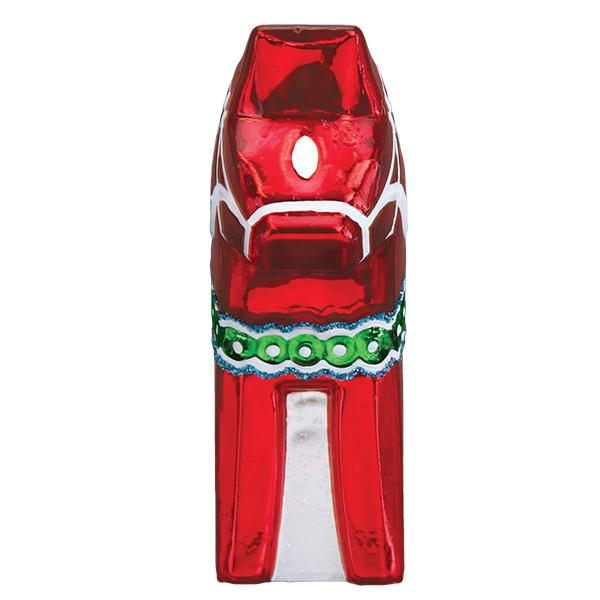 Swedish Dala Horse Ornament Handcarved and Painted - Image 4