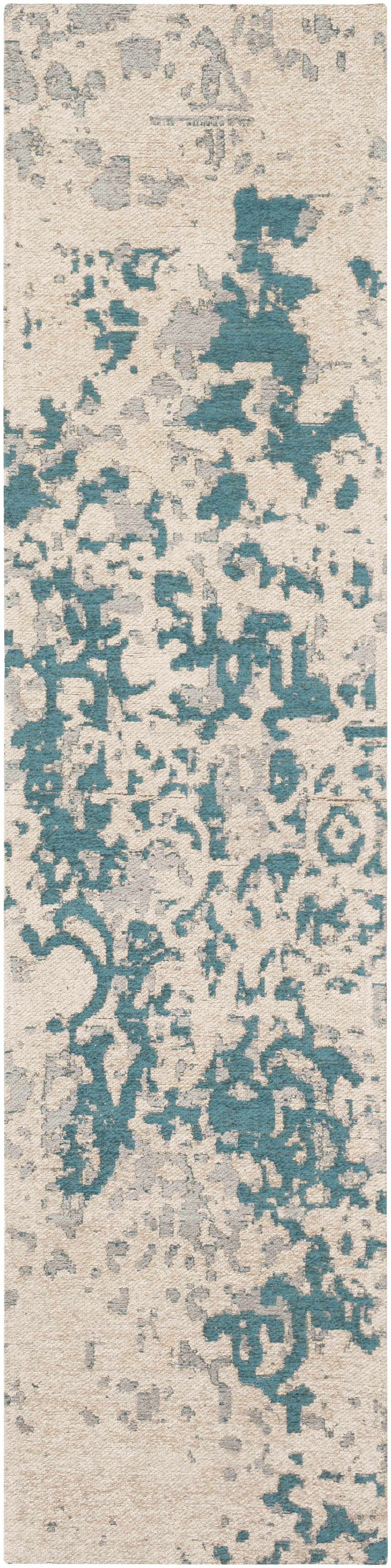 Sweeny Beige/Blue Abstract Area Rug - Clearance - Image 3