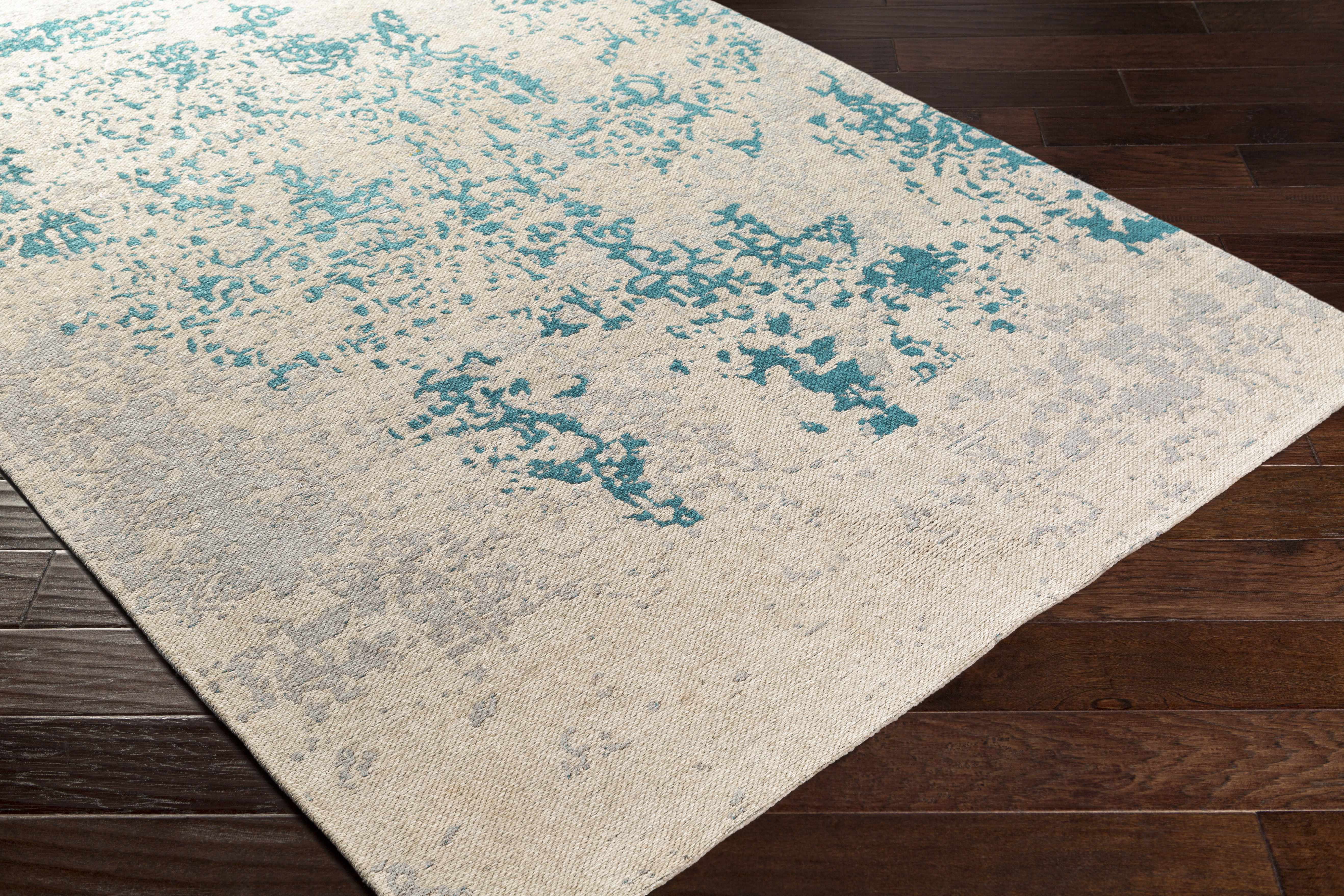 Sweeny Beige/Blue Abstract Area Rug - Clearance - Image 8