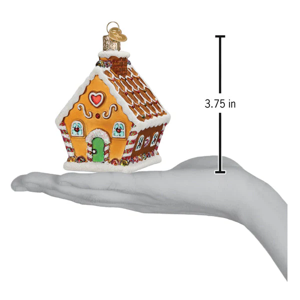 Sweet Gingerbread Cottage Christmas Ornament - Image 6