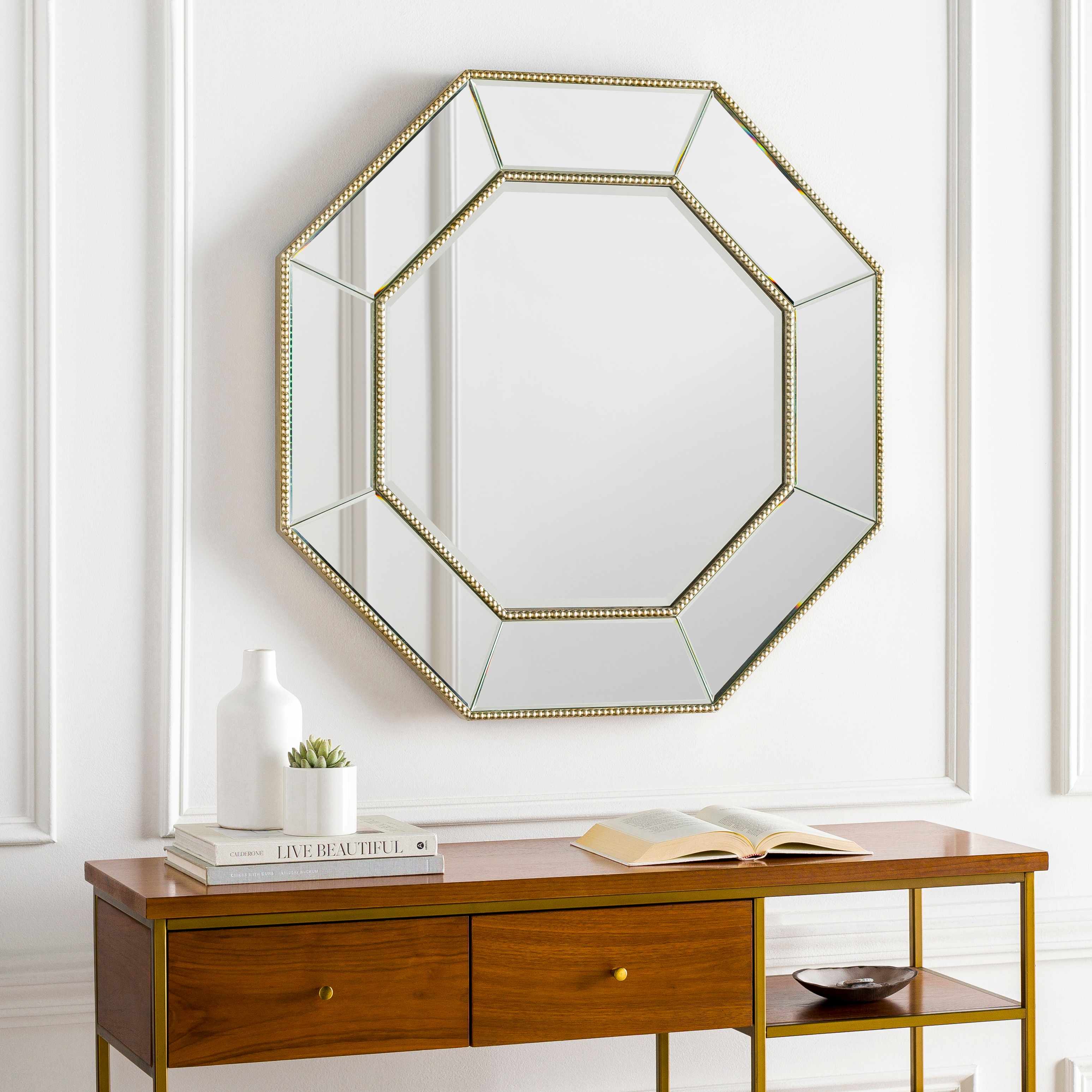 Swellendam Gold Octagonal Mirror - Image 5