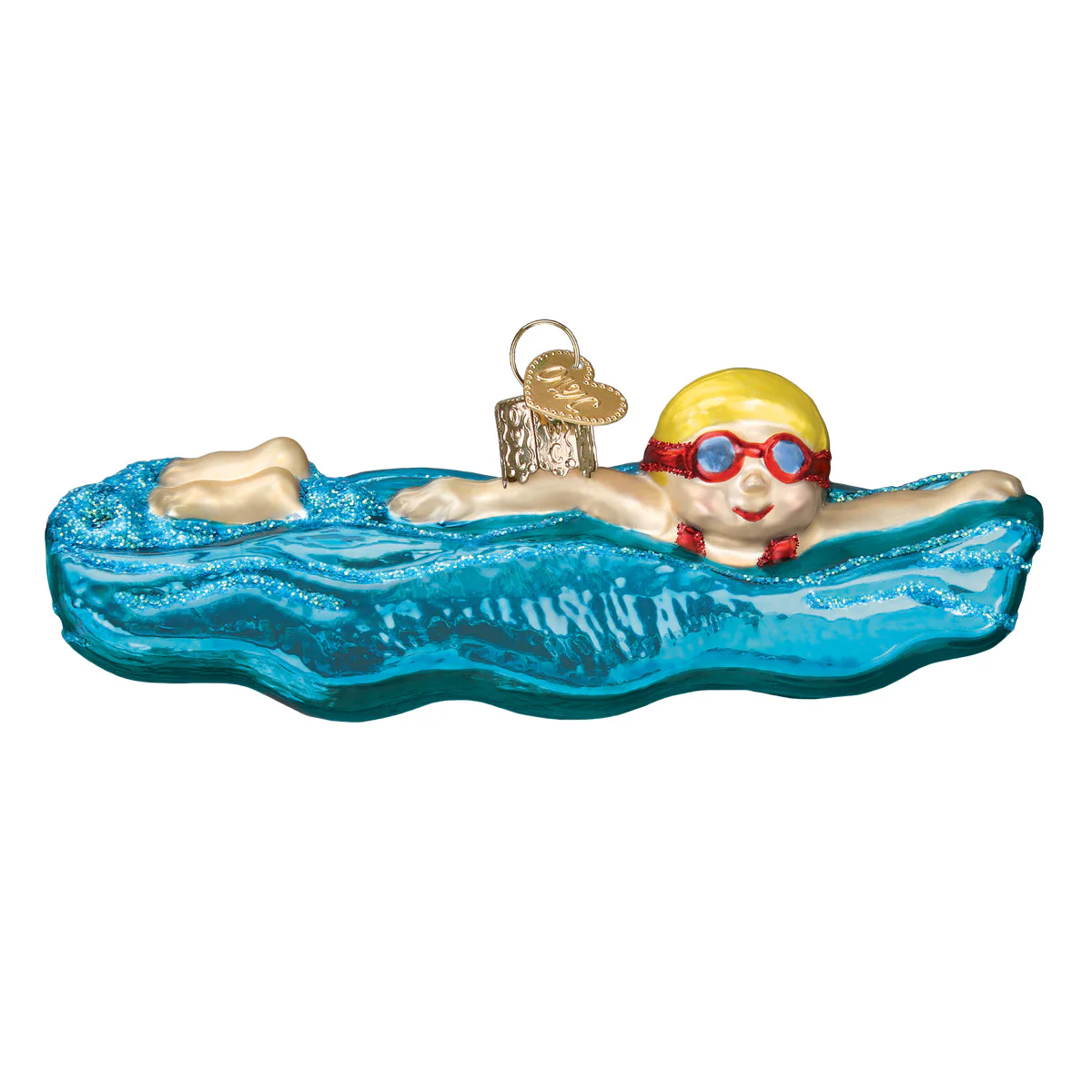 Swimming Ornament by Old World Christmas - Image 3