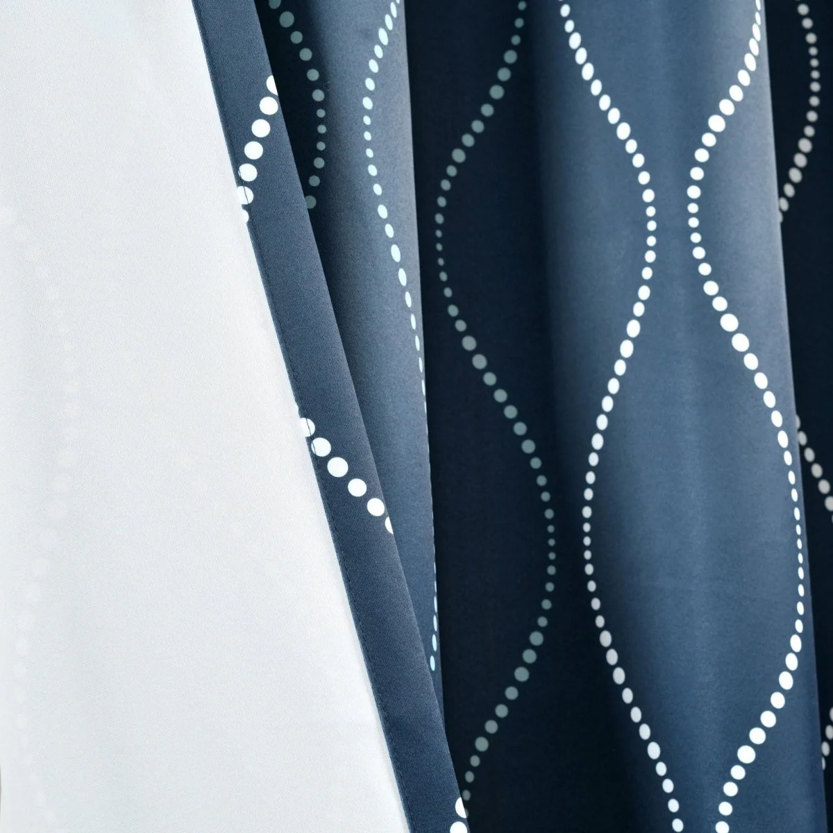 Swirl Light Filtering Window Curtains - Image 8