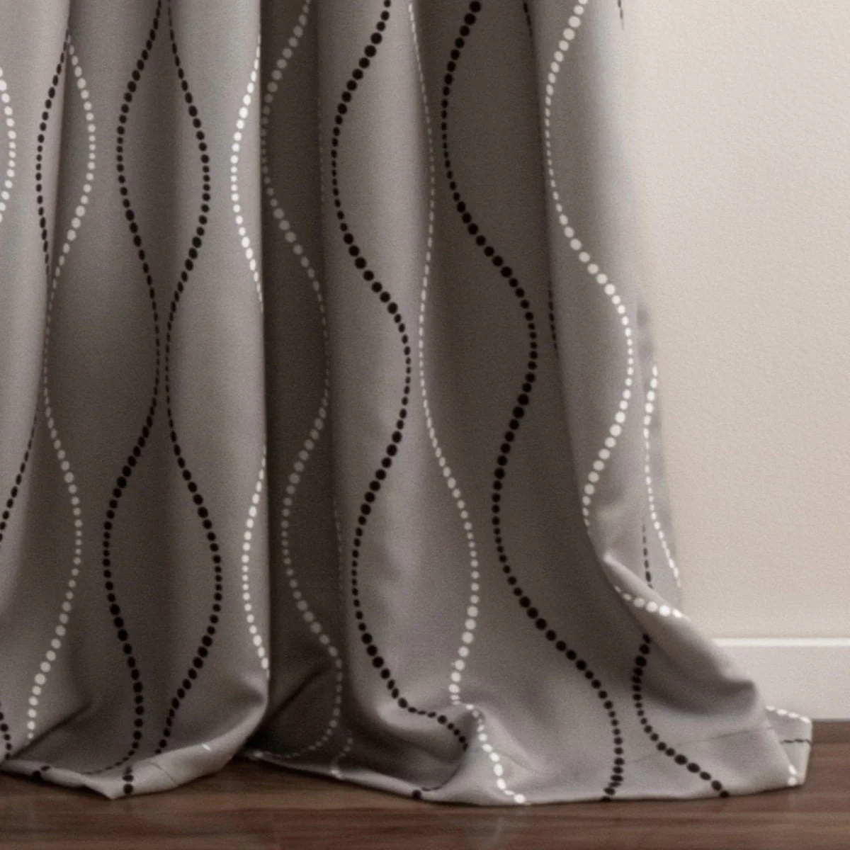 Swirl Light Filtering Window Curtains - Image 9