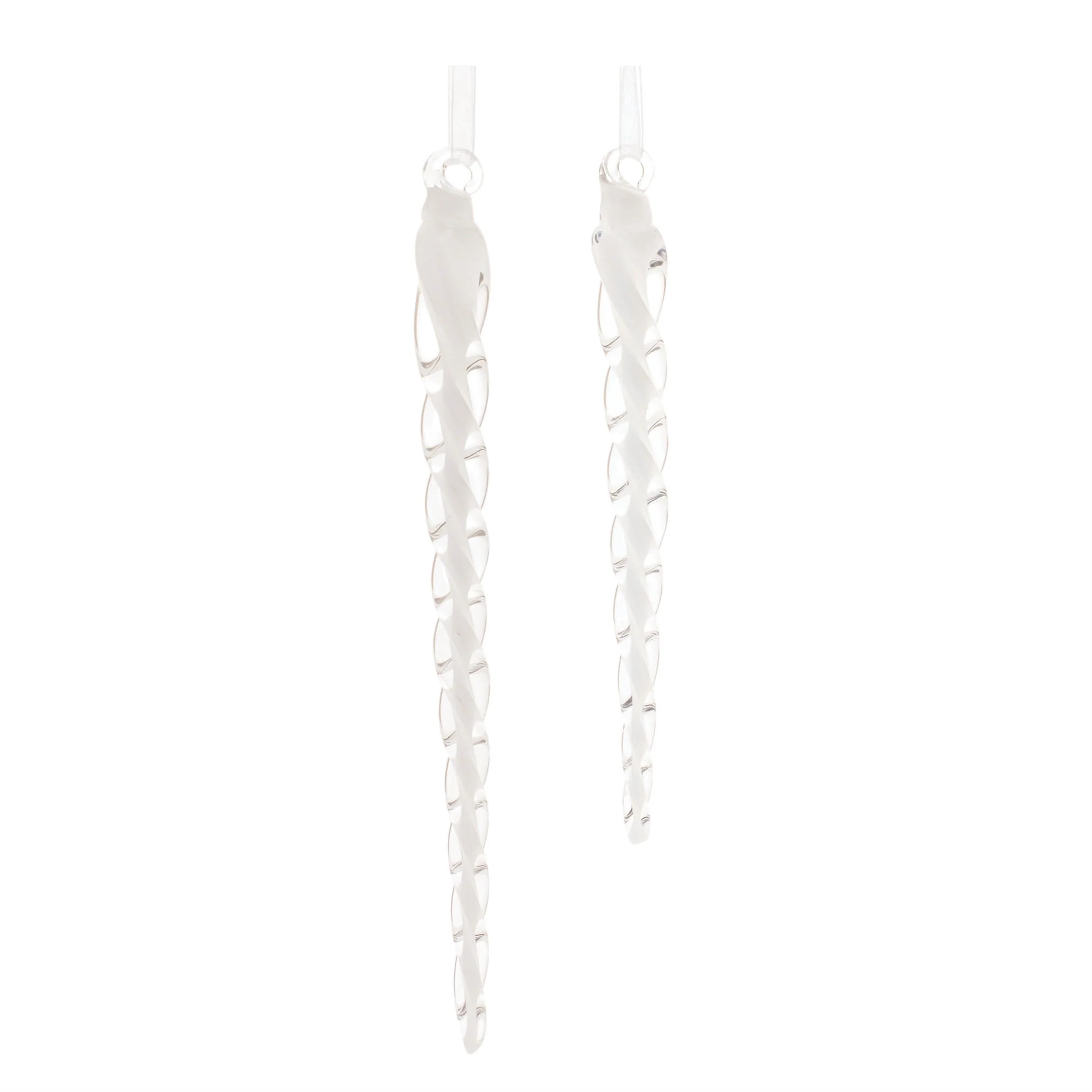 Swirled Glass Icicle Ornament (Set of 12) - Image 3