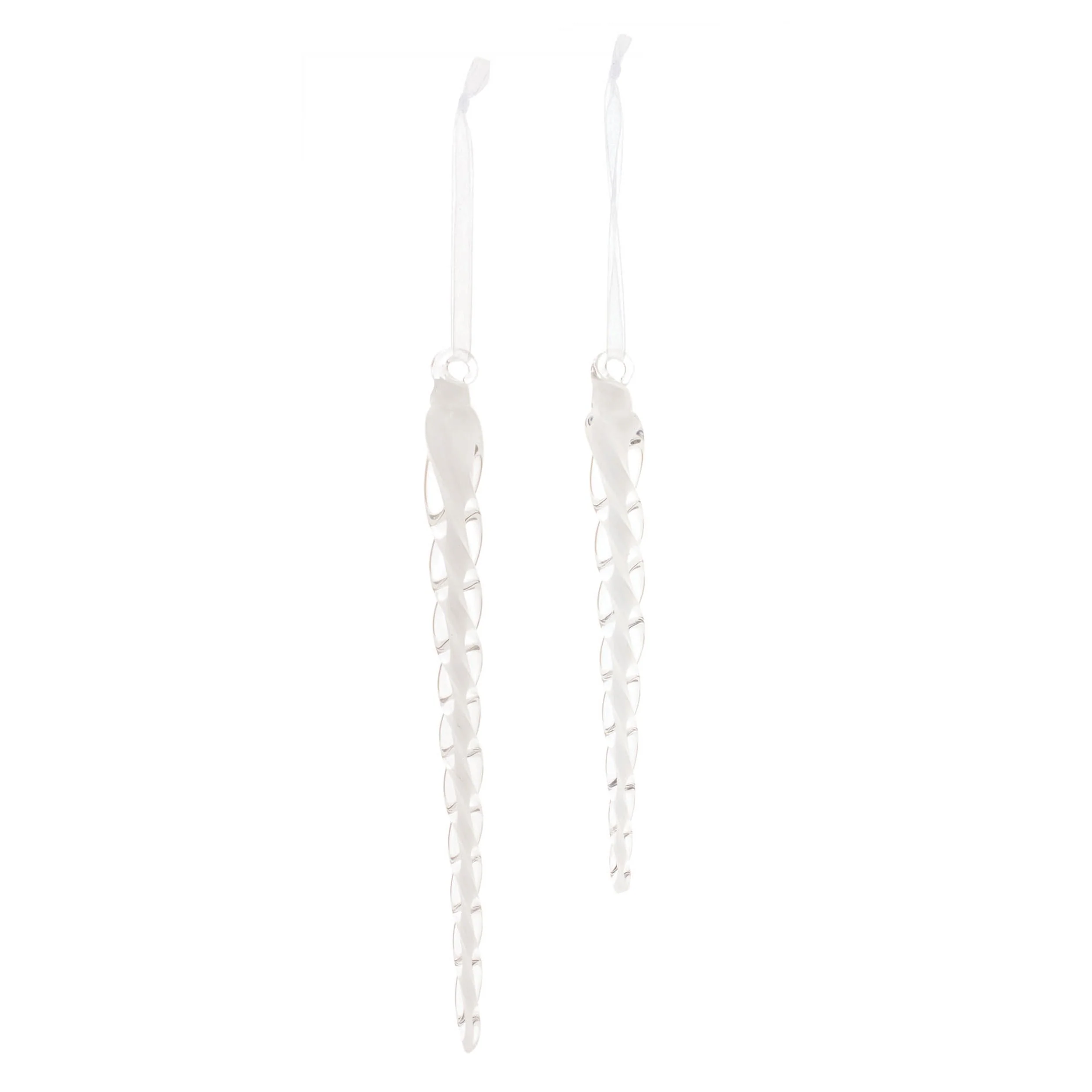 Swirled Glass Icicle Ornament (Set of 12) - Image 4