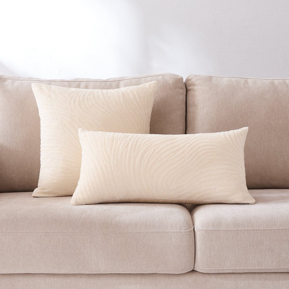 Swirls & Gills Decorative Pillow Cover - Image 3