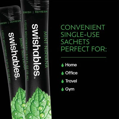 Swishables Liquid Mouthwash Sticks Mint 0.34 fl oz/36ct - Imperfect Box - Image 6