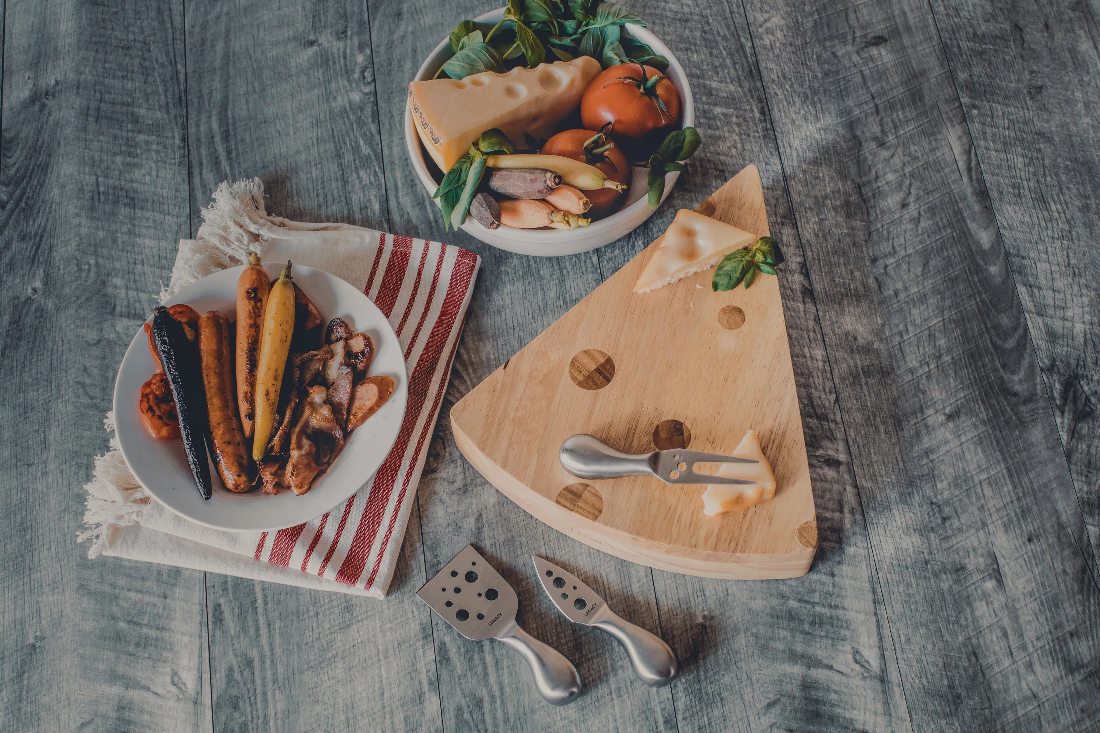Swiss Cheese Cutting Board & Tools Set - Image 4
