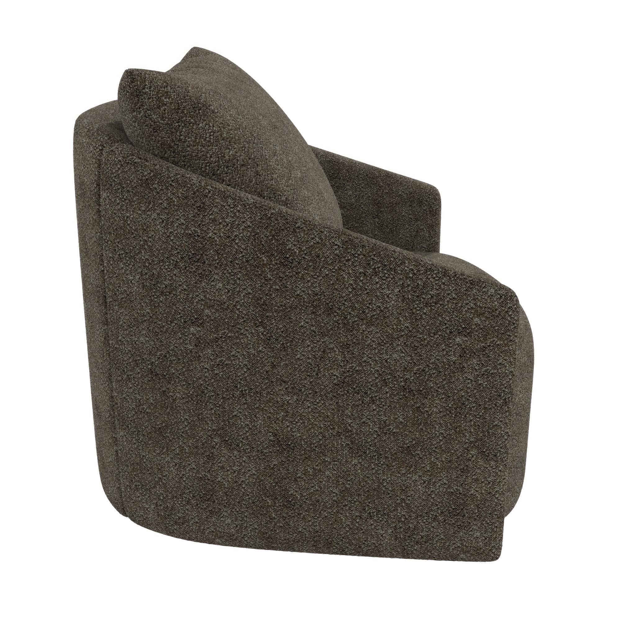 Swivel Accent Chair - Brown Gray - Image 3
