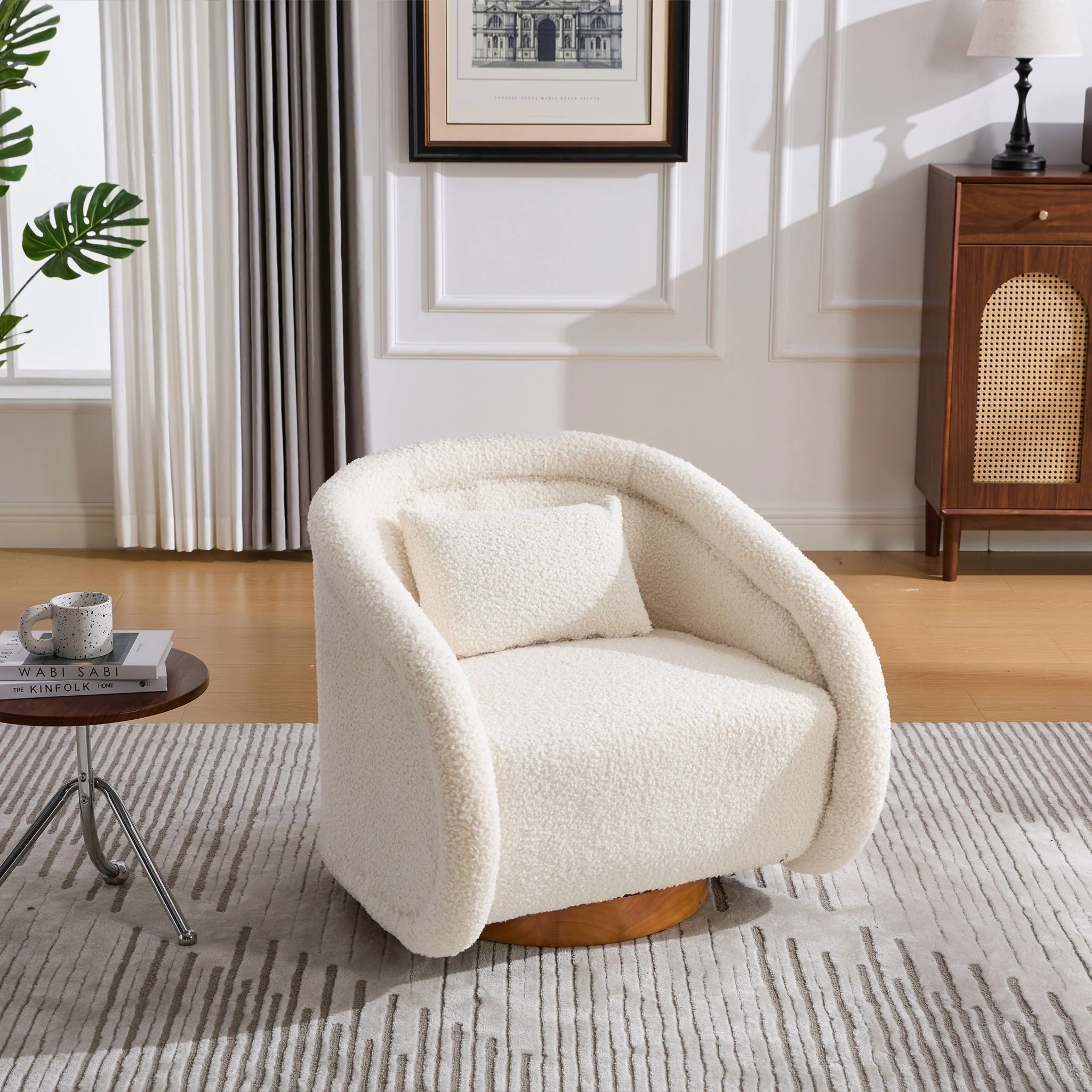 Swivel Accent Chair With 360 Degree Rotating - Image 7