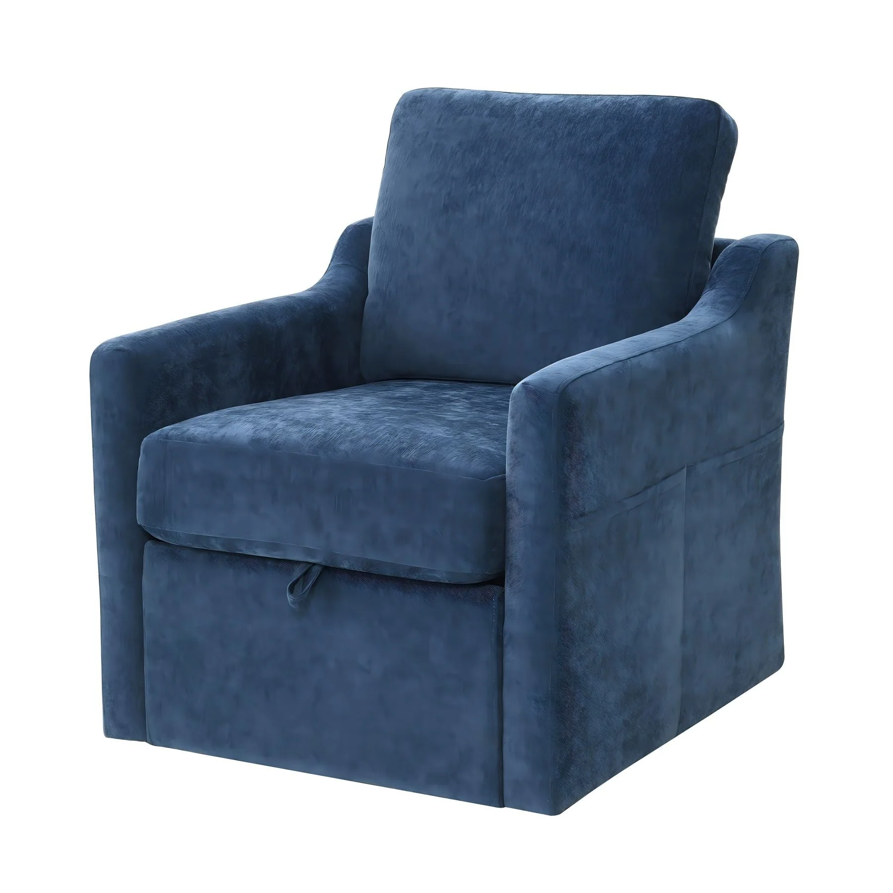 Swivel Arm Chair With USB Type-C Charging And Book Pocket - Image 2