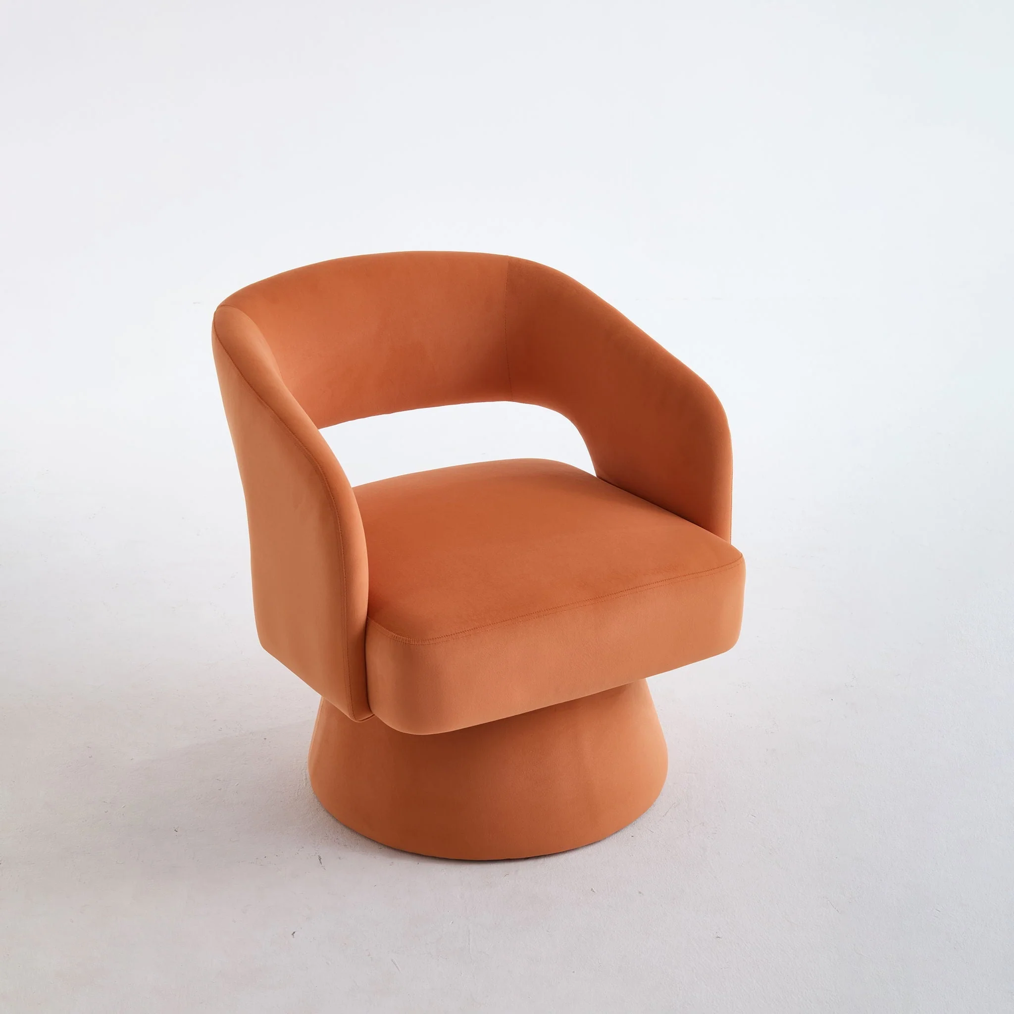 Swivel Barrel Chair With 360 Degree Rotation - Image 2