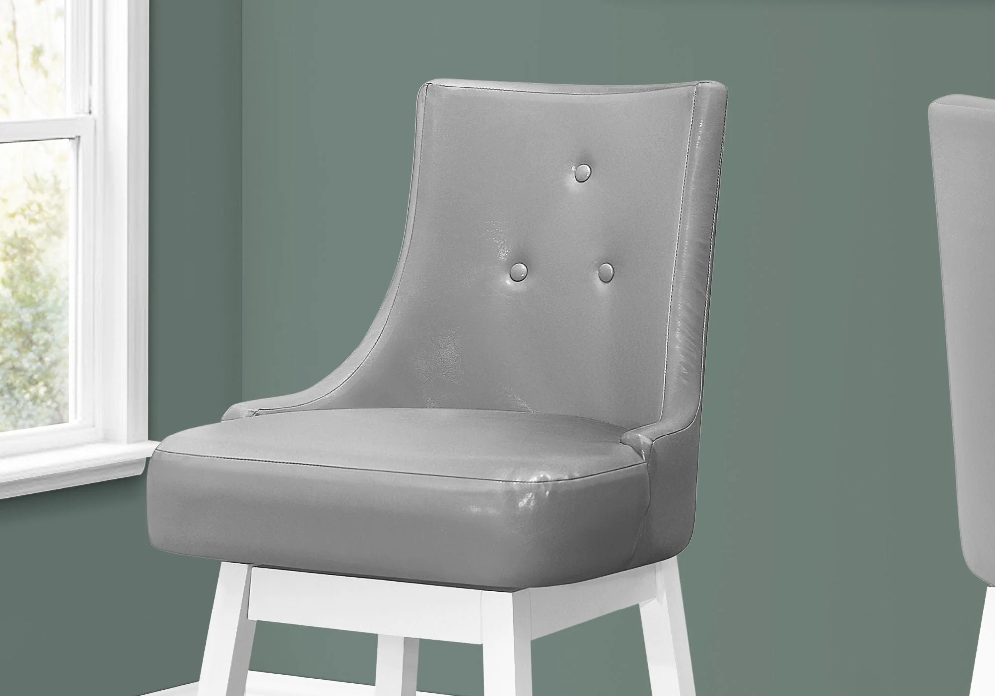 Swivel Stool Bar Height, Transitional (Set of 2) - Image 3