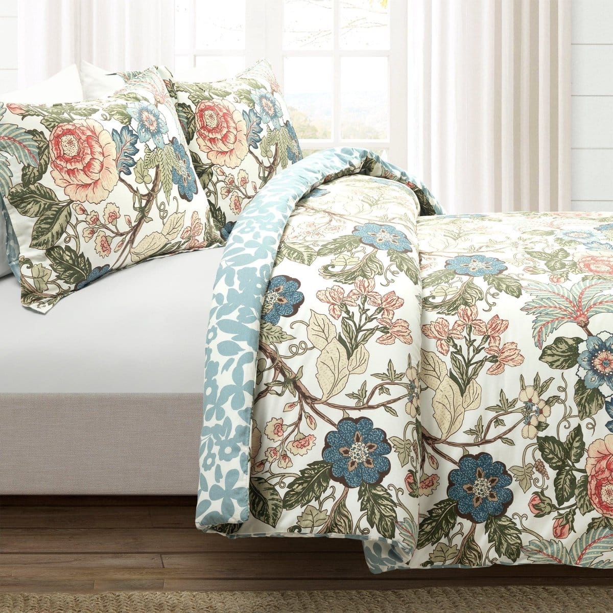 Sydney Reversible Cotton Duvet Cover Set - Image 3