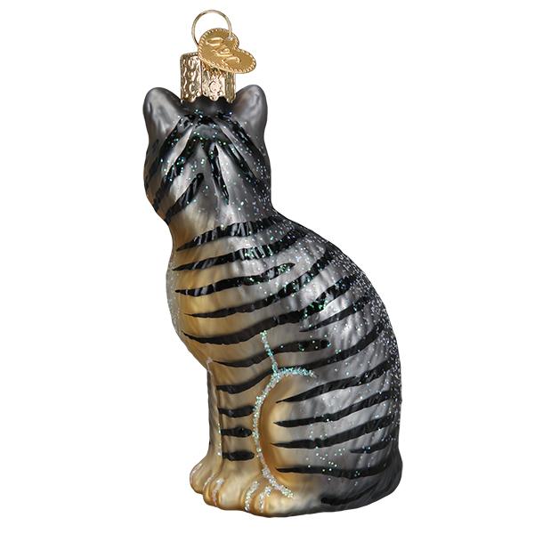 Tabby Cat Ornament by Old World Christmas - Image 4