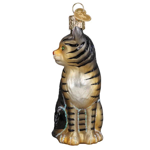 Tabby Cat Ornament by Old World Christmas - Image 5