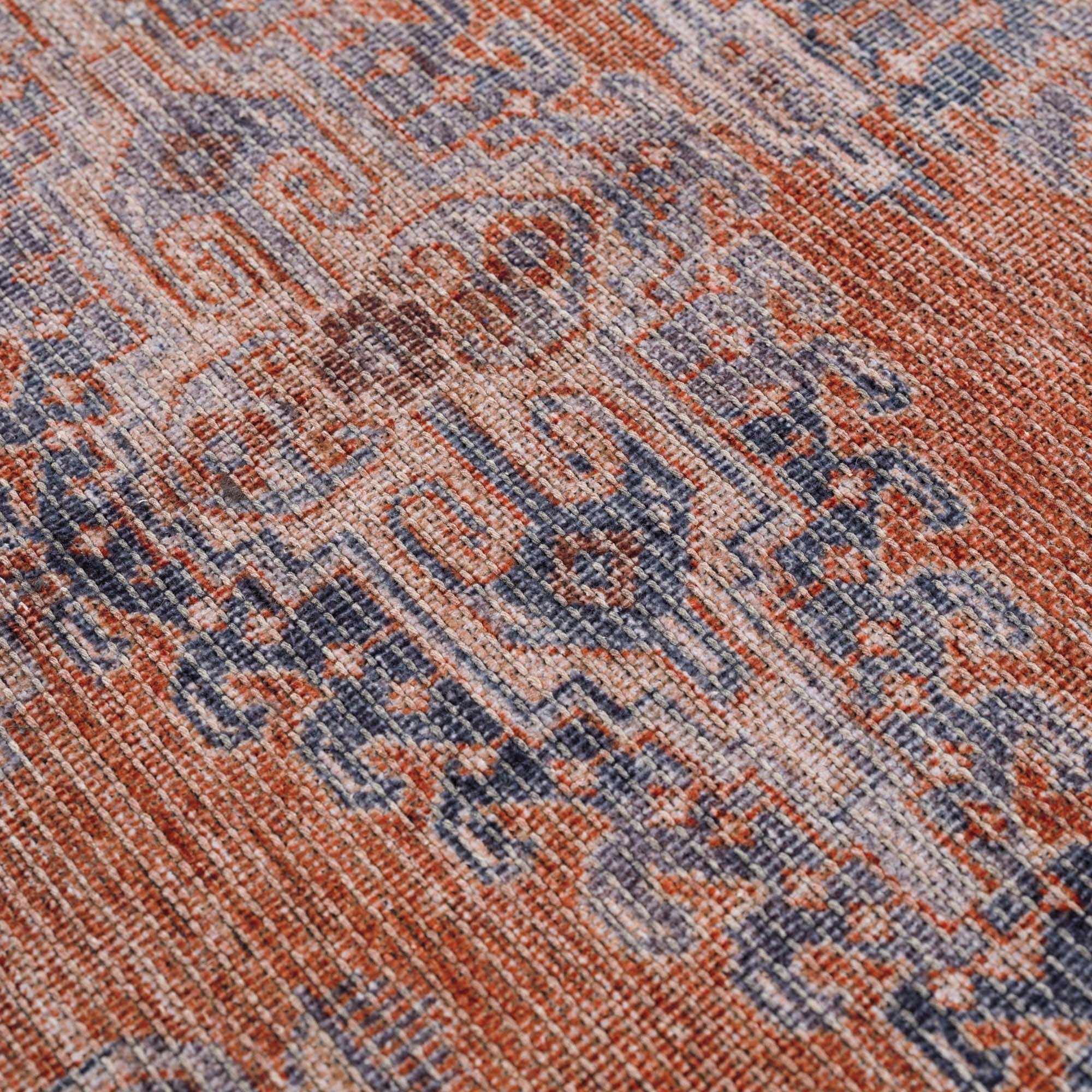 Taber Burnt Orange Persian Style Rug - Image 11