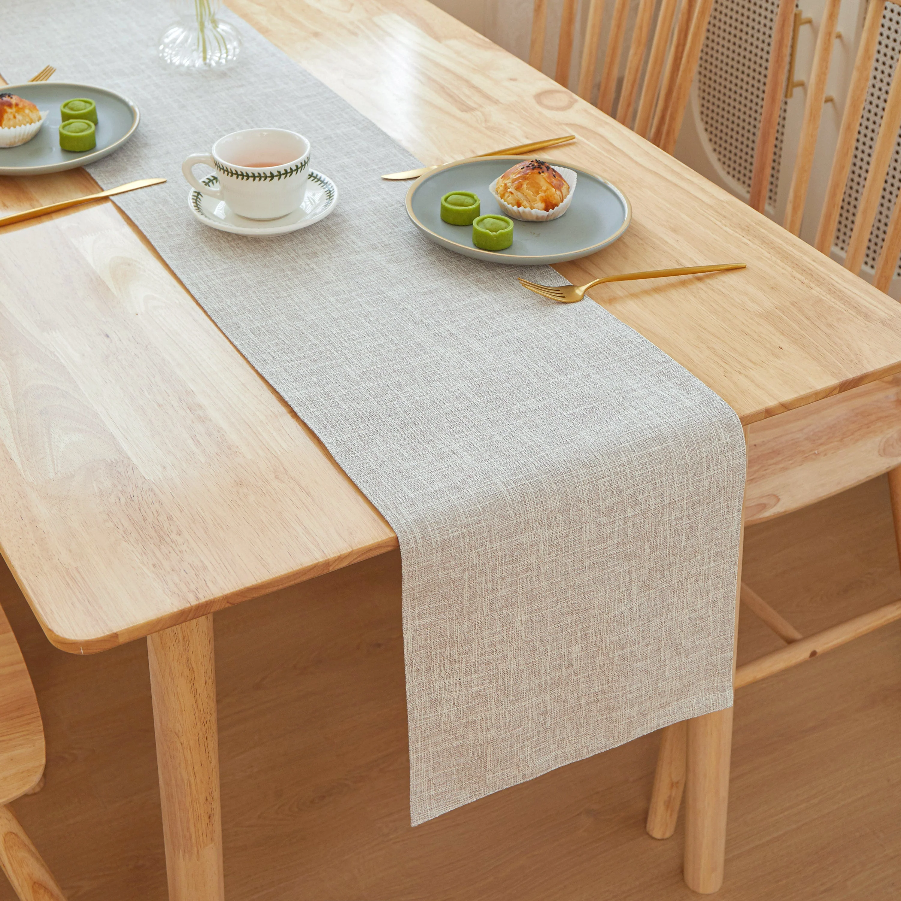 Table Cloth Flat Edges size 12"W x 71" L - Image 12