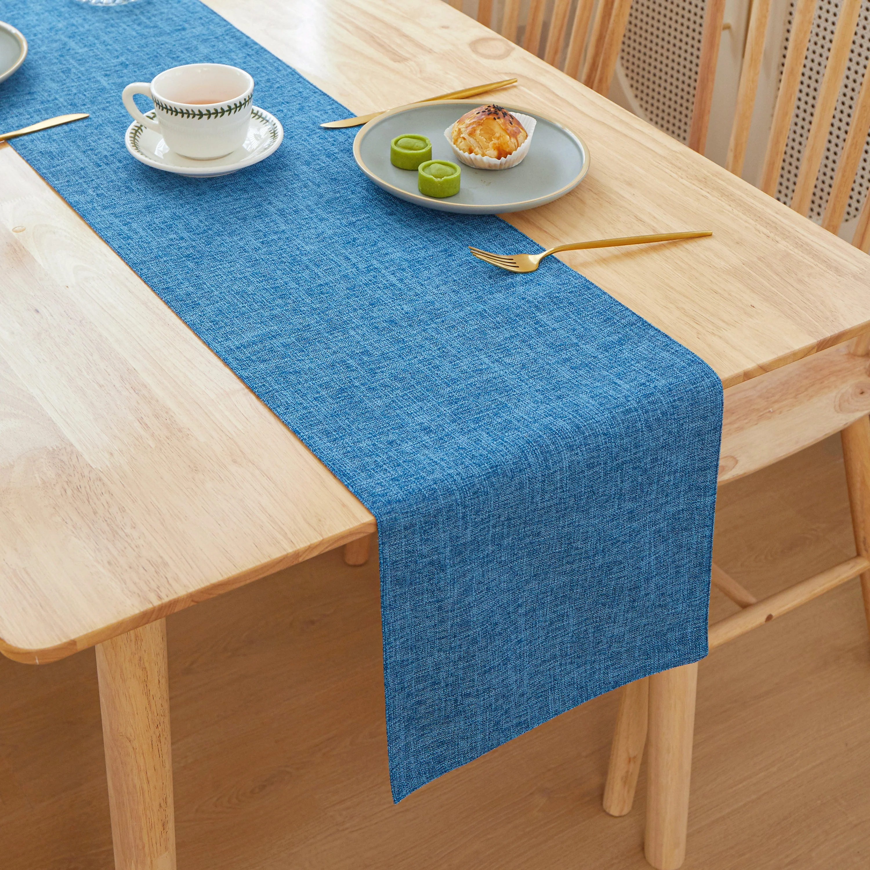 Table Cloth Flat Edges size 12"W x 71" L - Image 14
