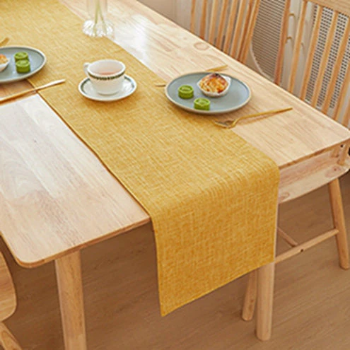 Table Cloth Flat Edges size 12"W x 71" L - Image 16