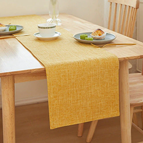 Table Cloth Flat Edges size 12"W x 71" L - Image 19