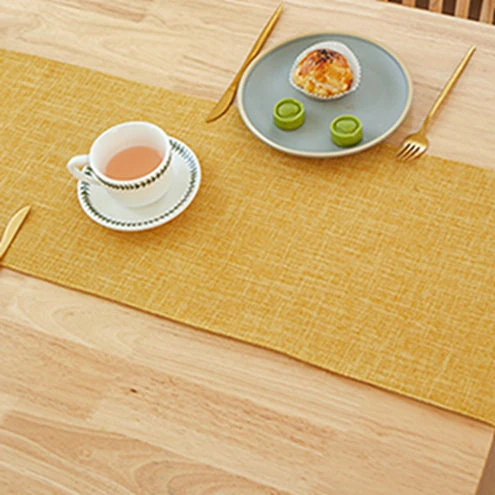 Table Cloth Flat Edges size 12"W x 71" L - Image 21