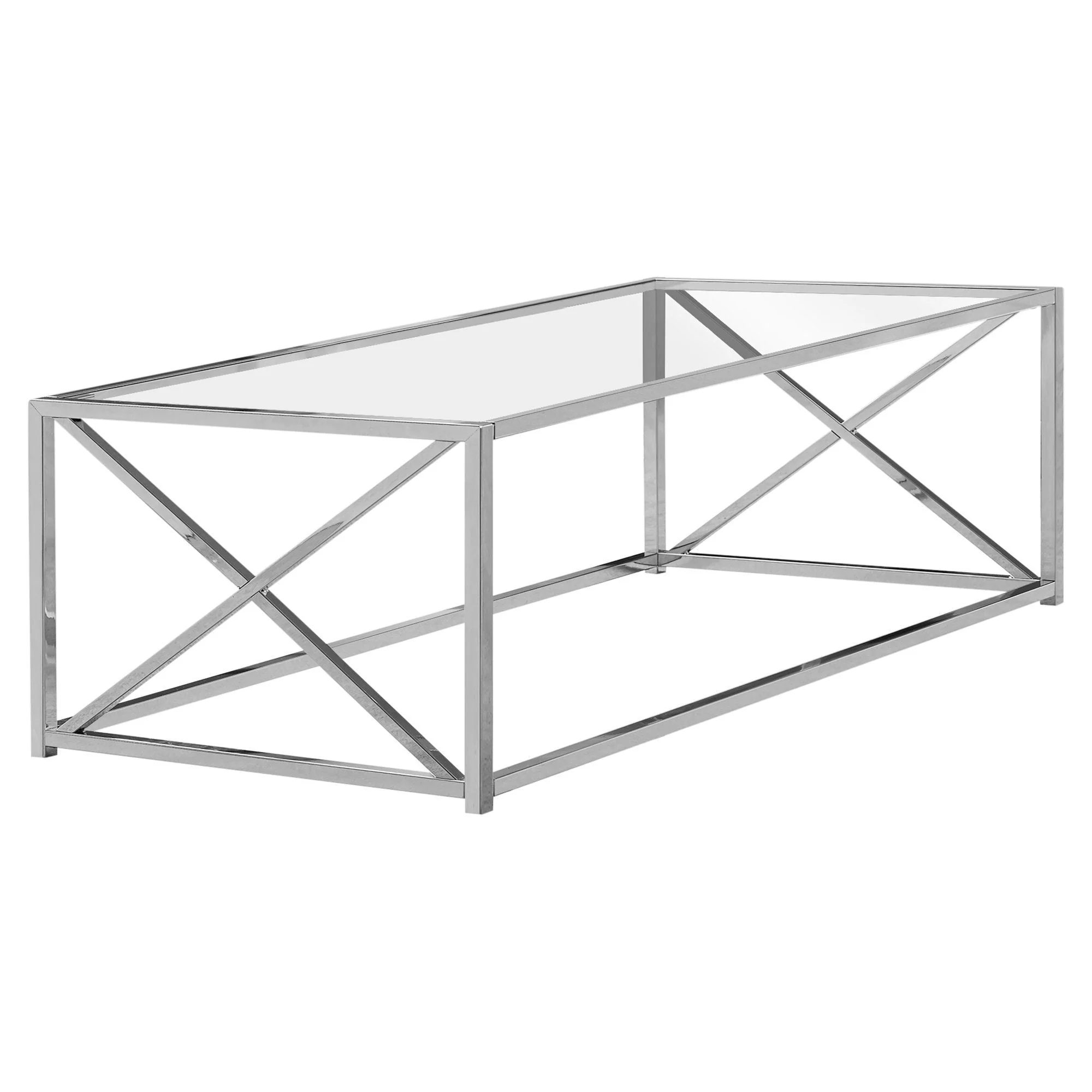 Table, Rectangular, Contemporary & Modern - Chrome - Image 3