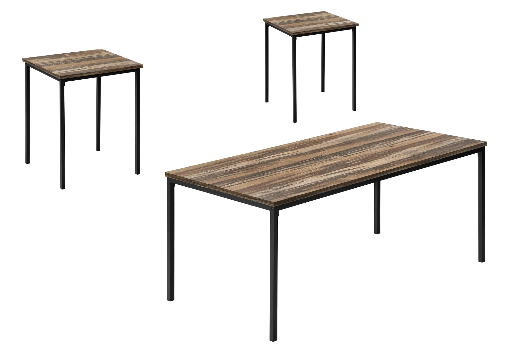 Table Set, Coffee, End, Contemporary, Modern (Set of 3) - Image 8