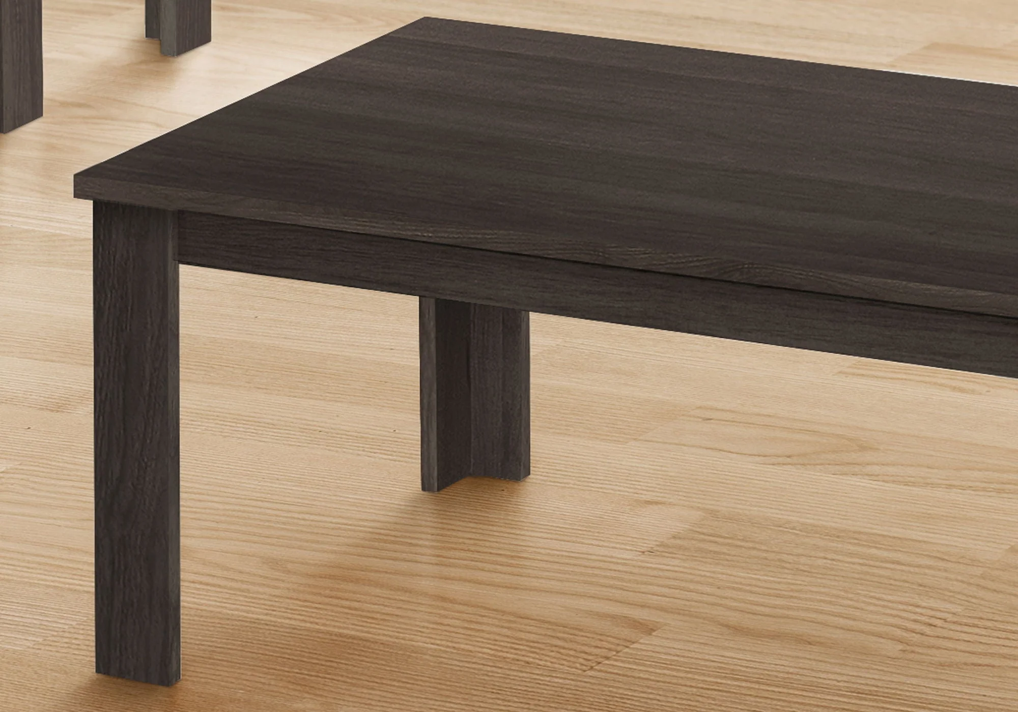 Table Set, Coffee, End, Side, Accent For Living Room, Transitional (Set of 3) - Oak - Image 3