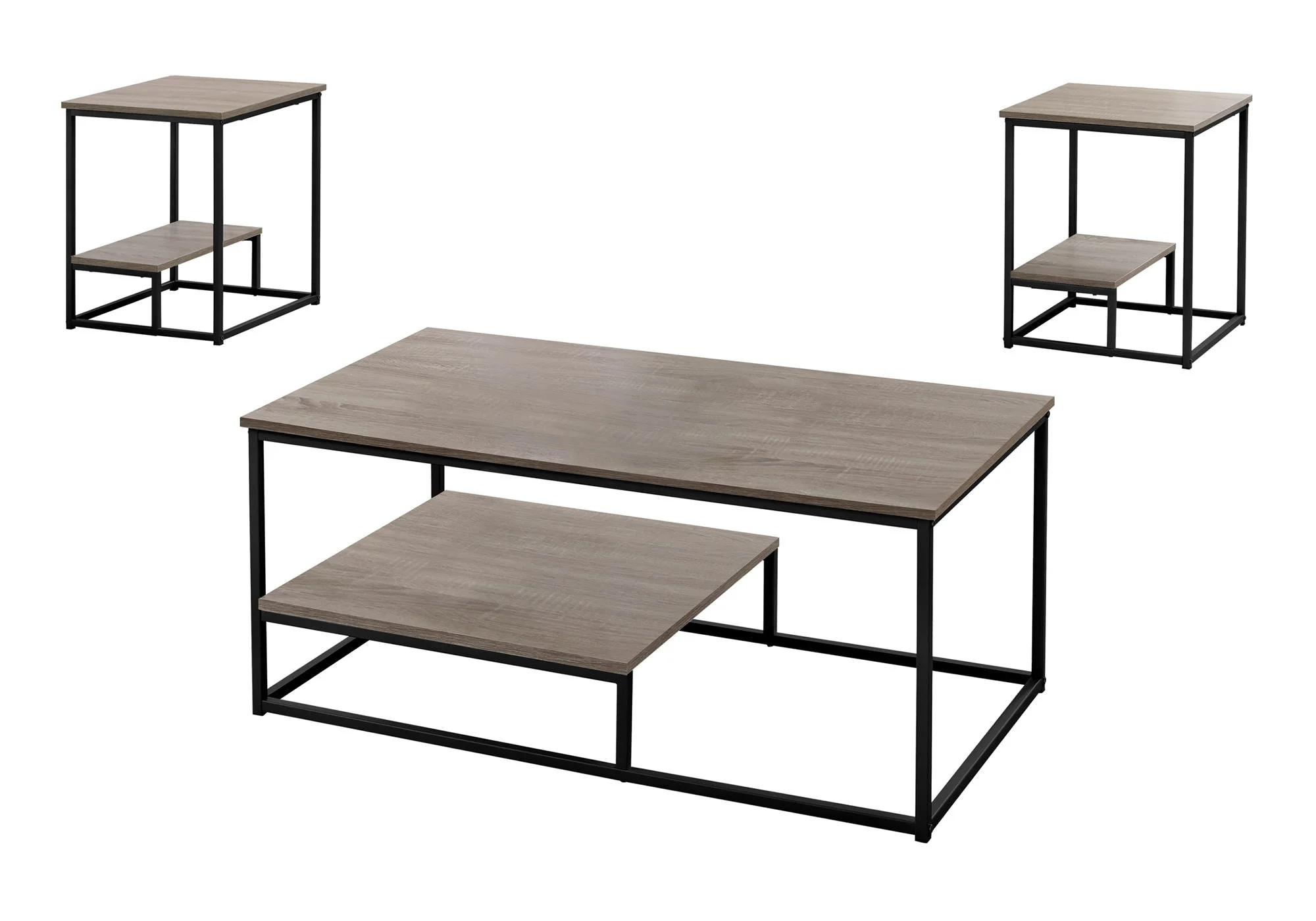Table Set, Coffee, End, Side, Accent, Living Room, Contemporary & Modern (Set of 3) - Image 5