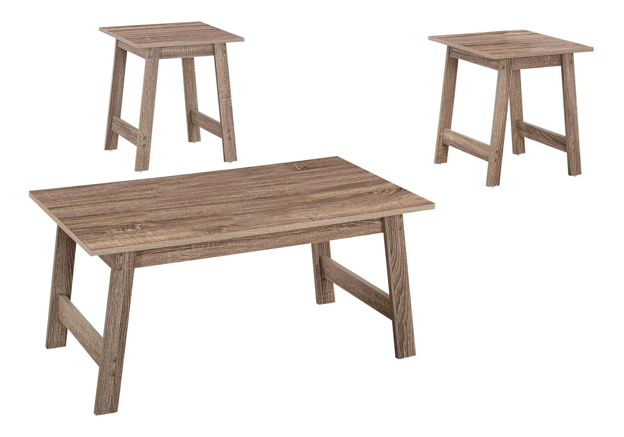 Table Set, Coffee, End, Side, Accent, Living Room Transitional (Set of 3) - Image 10