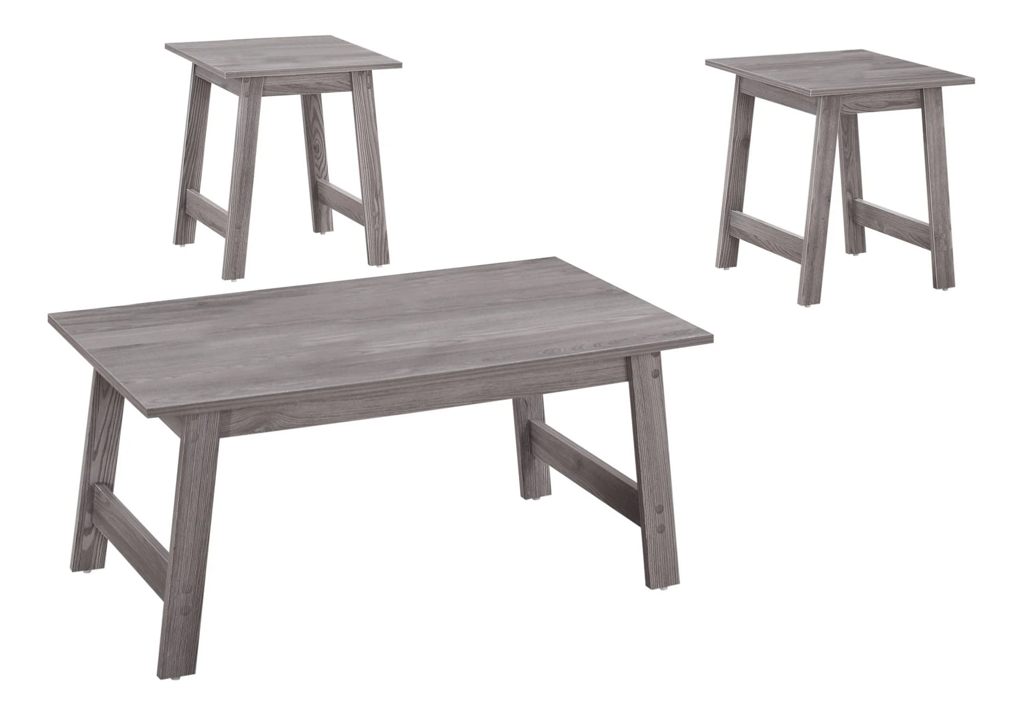 Table Set, Coffee, End, Side, Accent, Living Room Transitional (Set of 3) - Image 11