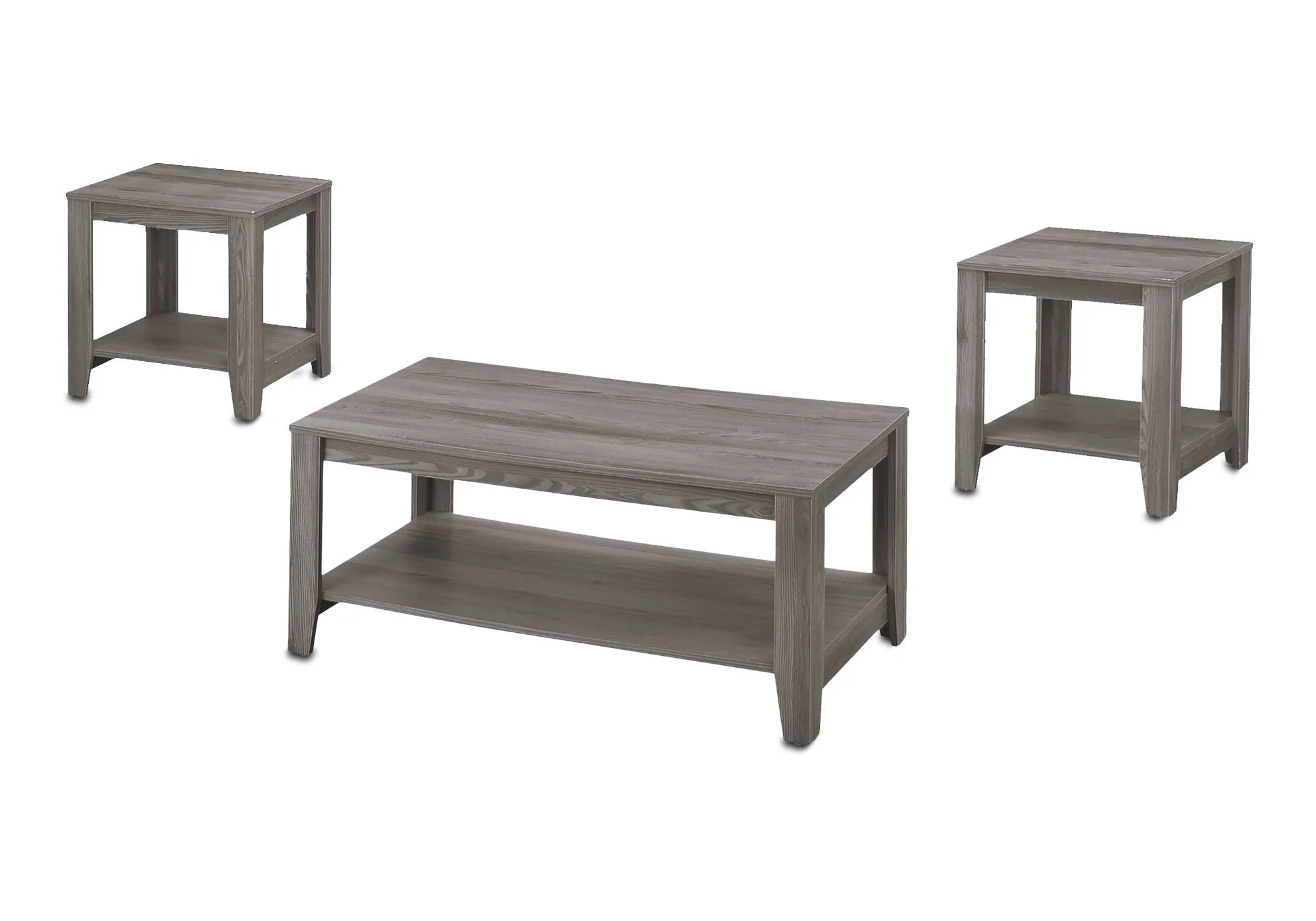 Table Set, Coffee, End, Side, Accent, Transitional (Set of 3) - Image 2