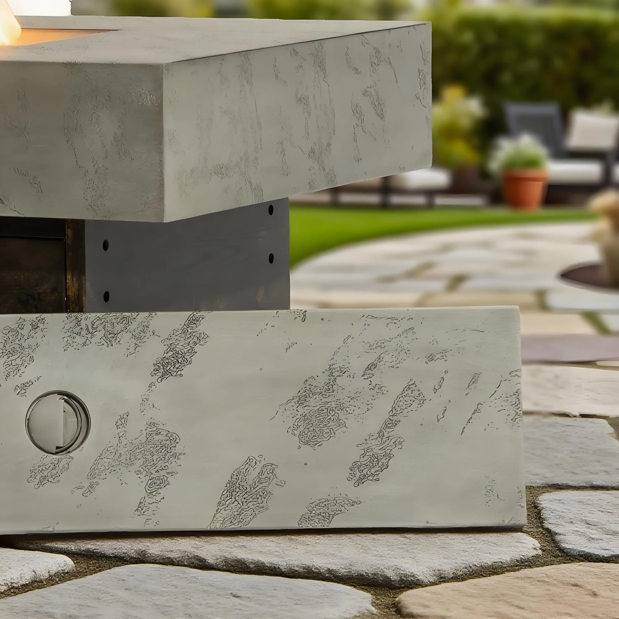 Tabletop Propane Fire Pits 55 x 23 in, 50,000 BTU Outdoor Firepit Table - Image 10