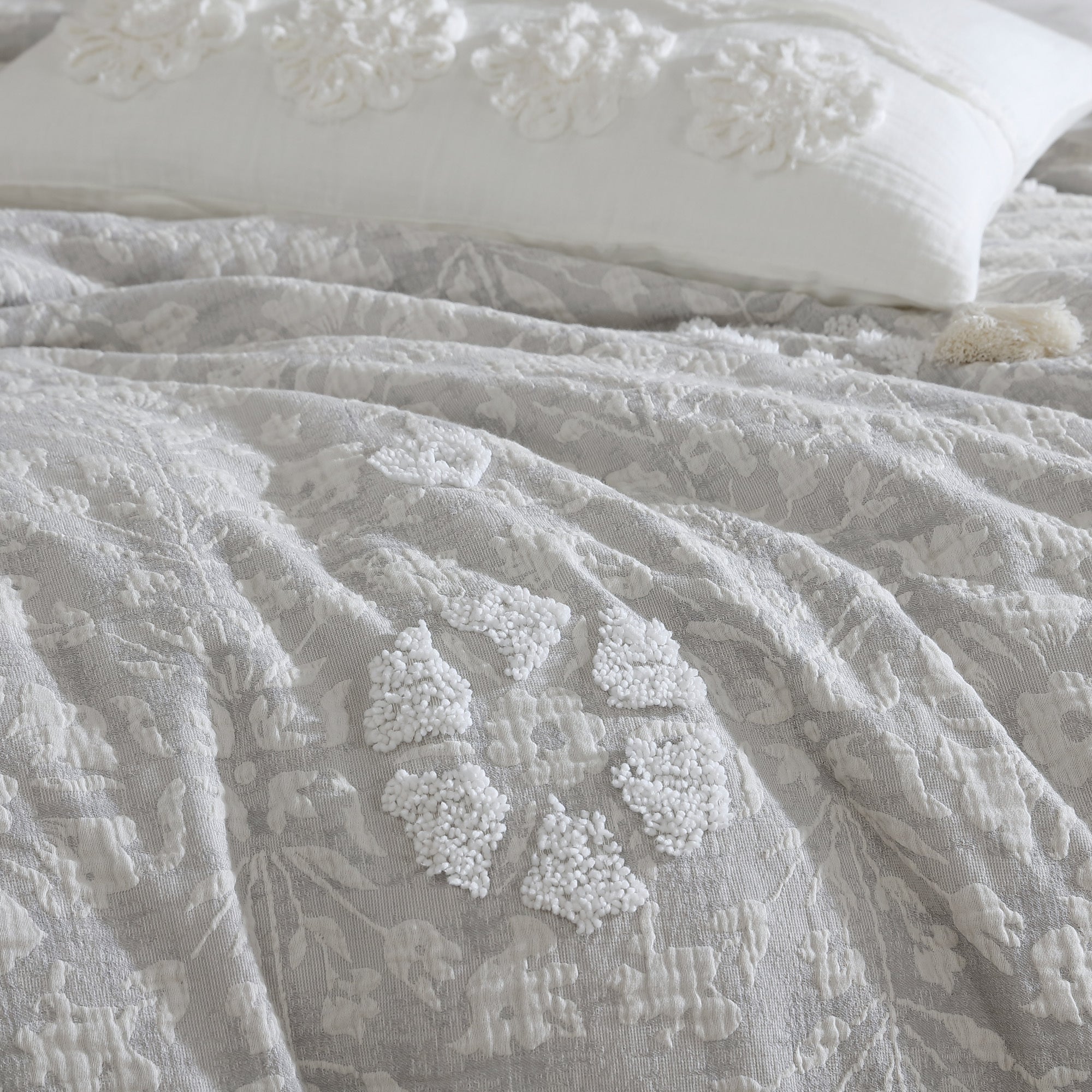 Tacey 5 Pc Textured Woven Jacquard Comforter Set - Image 3