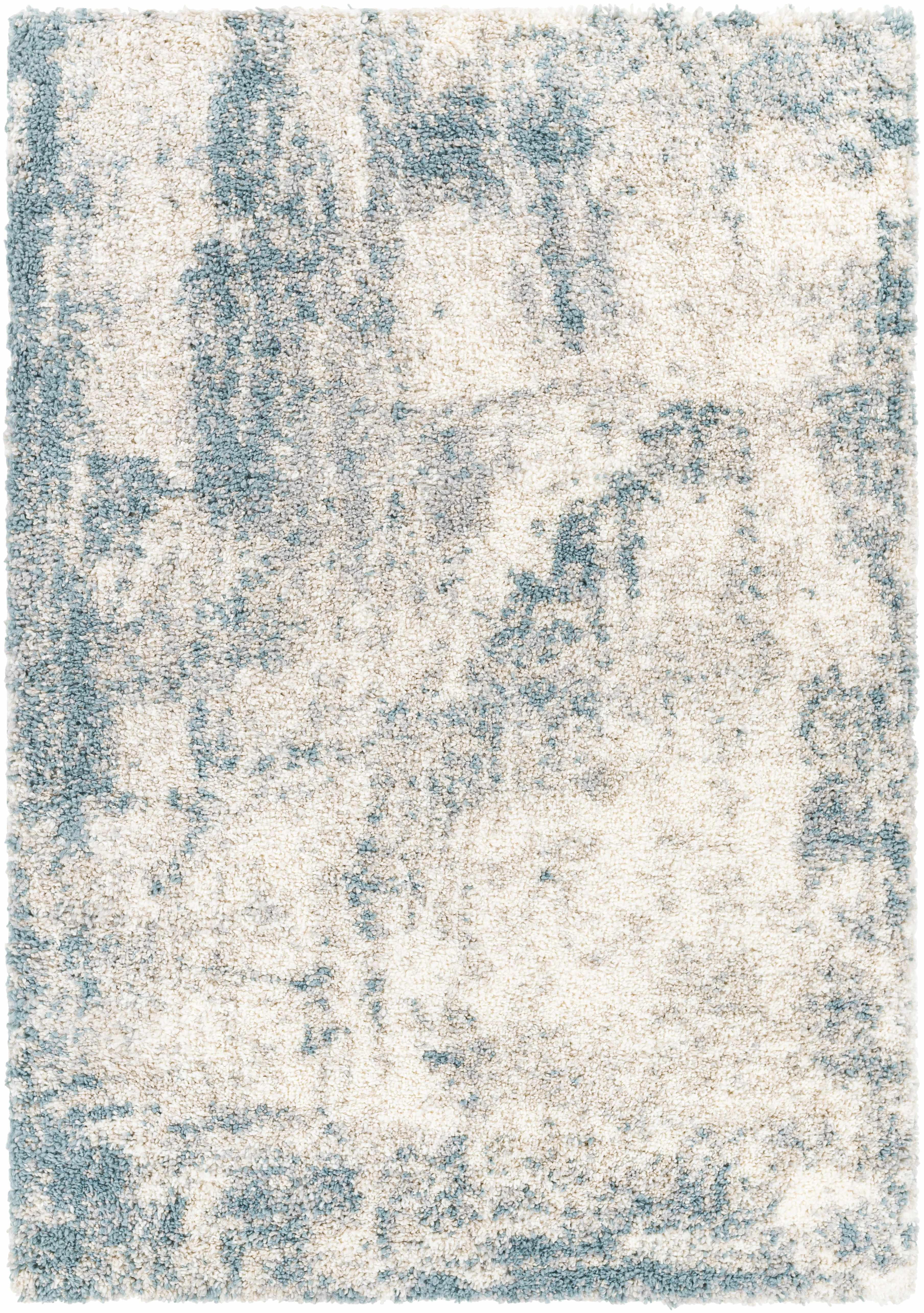 Tagas Abstract Gray Plush Rug - Image 10