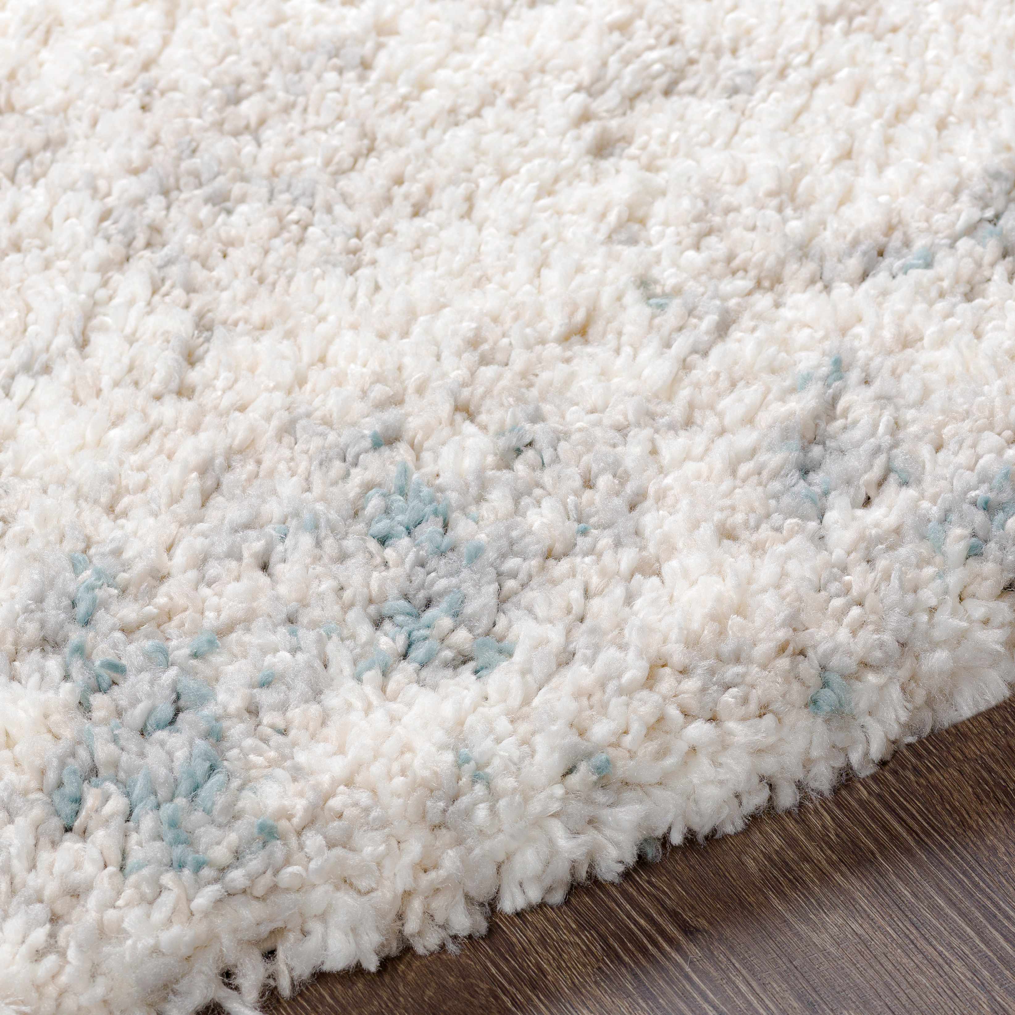 Tagas Abstract Gray Plush Rug - Image 7