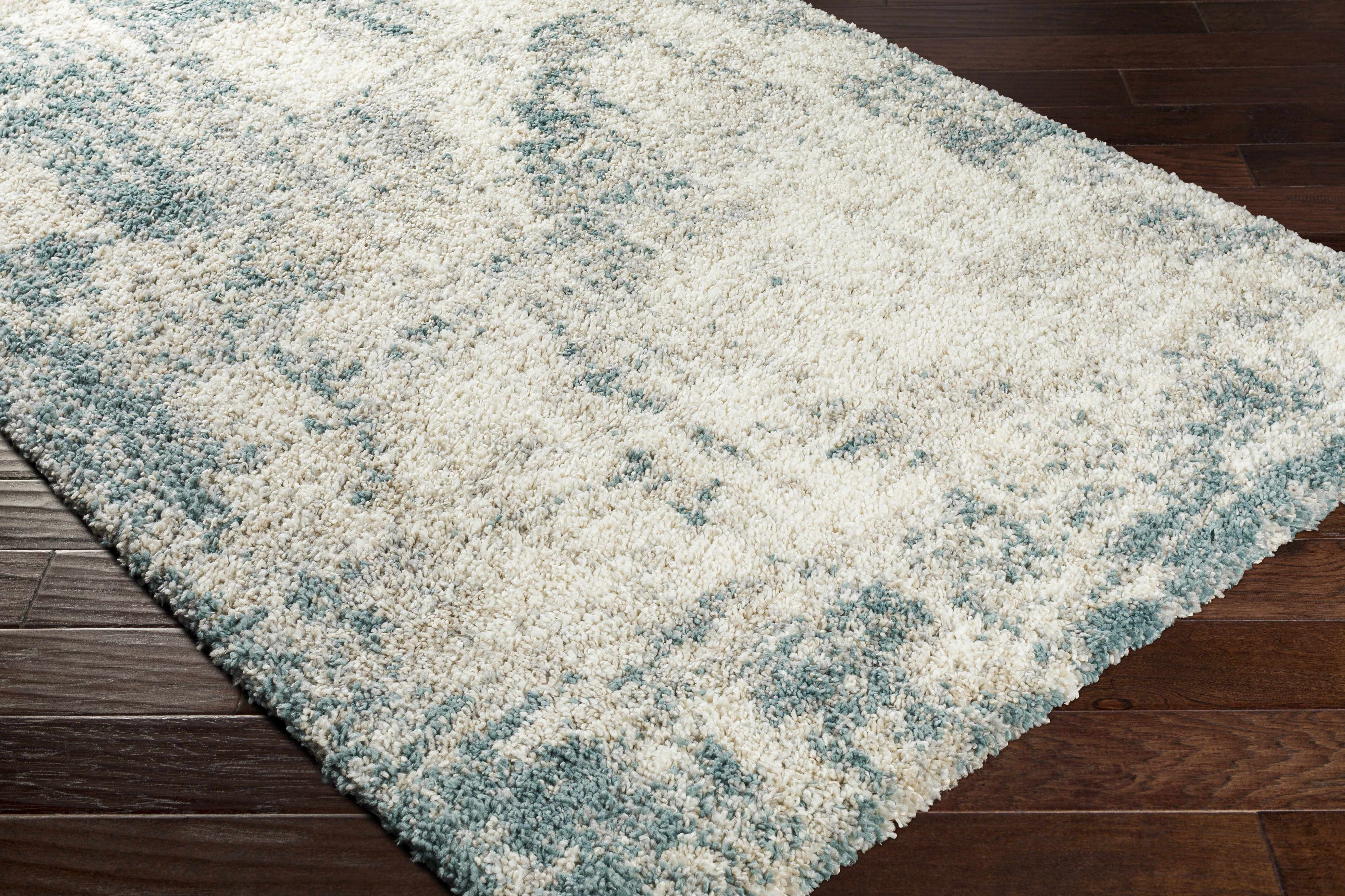 Tagas Abstract Gray Plush Rug - Image 8