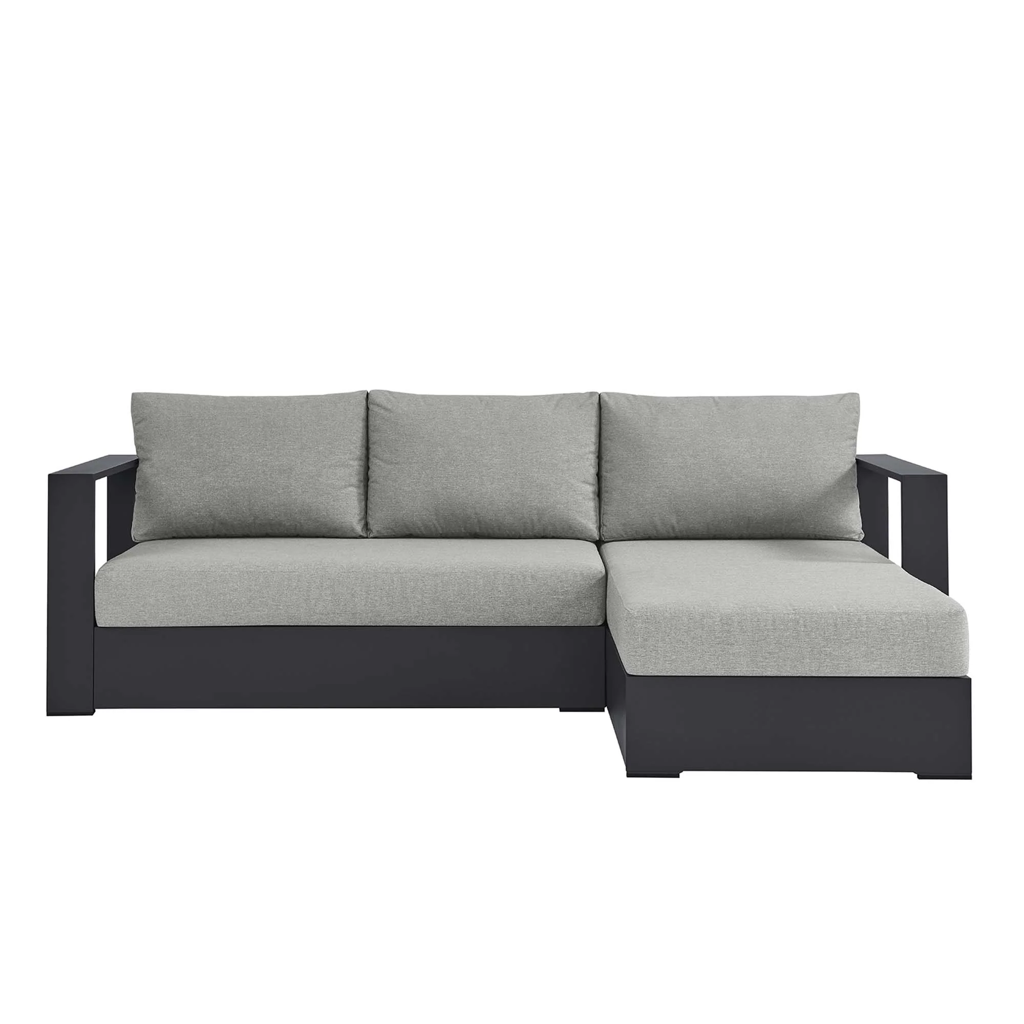 Tahoe 2-Piece Outdoor Aluminum Chaise Sectional Sofa - Image 12