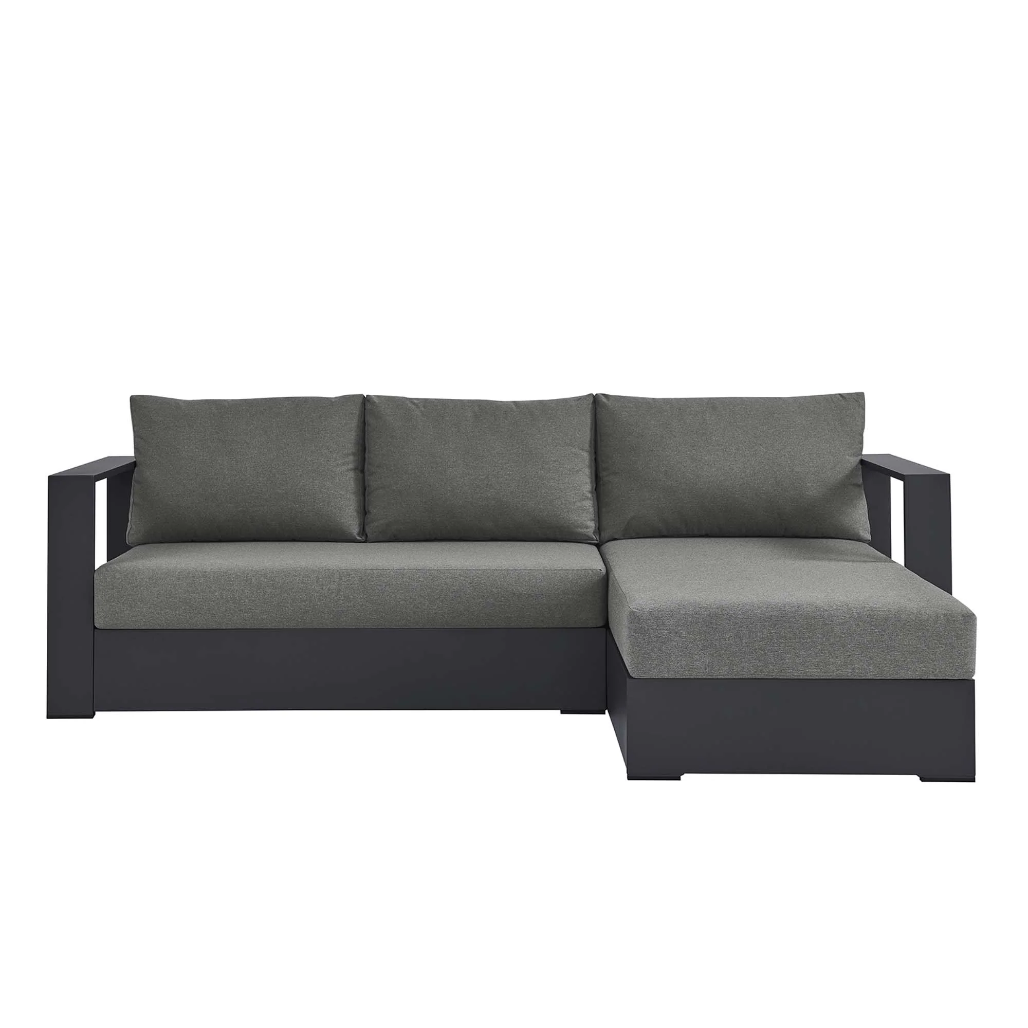 Tahoe 2-Piece Outdoor Aluminum Chaise Sectional Sofa - Image 13