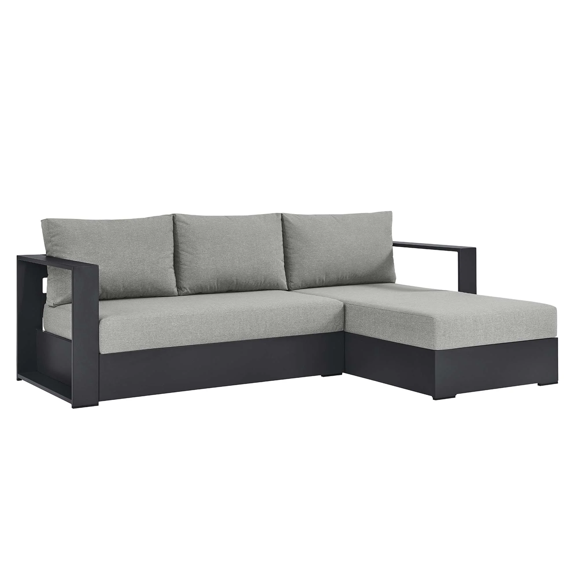 Tahoe 2-Piece Outdoor Aluminum Chaise Sectional Sofa - Image 20