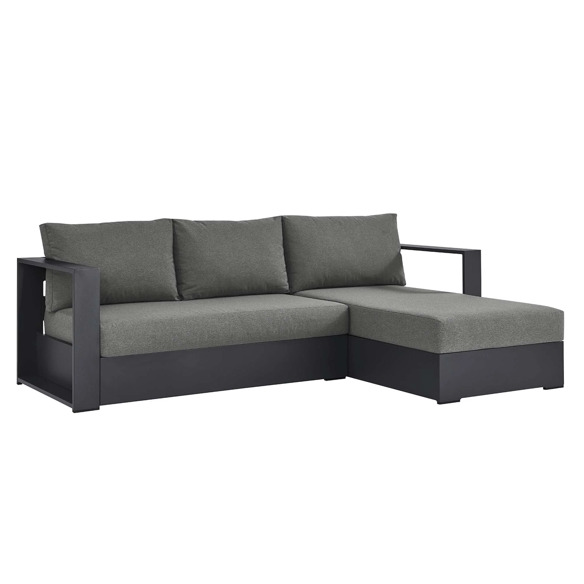 Tahoe 2-Piece Outdoor Aluminum Chaise Sectional Sofa - Image 21