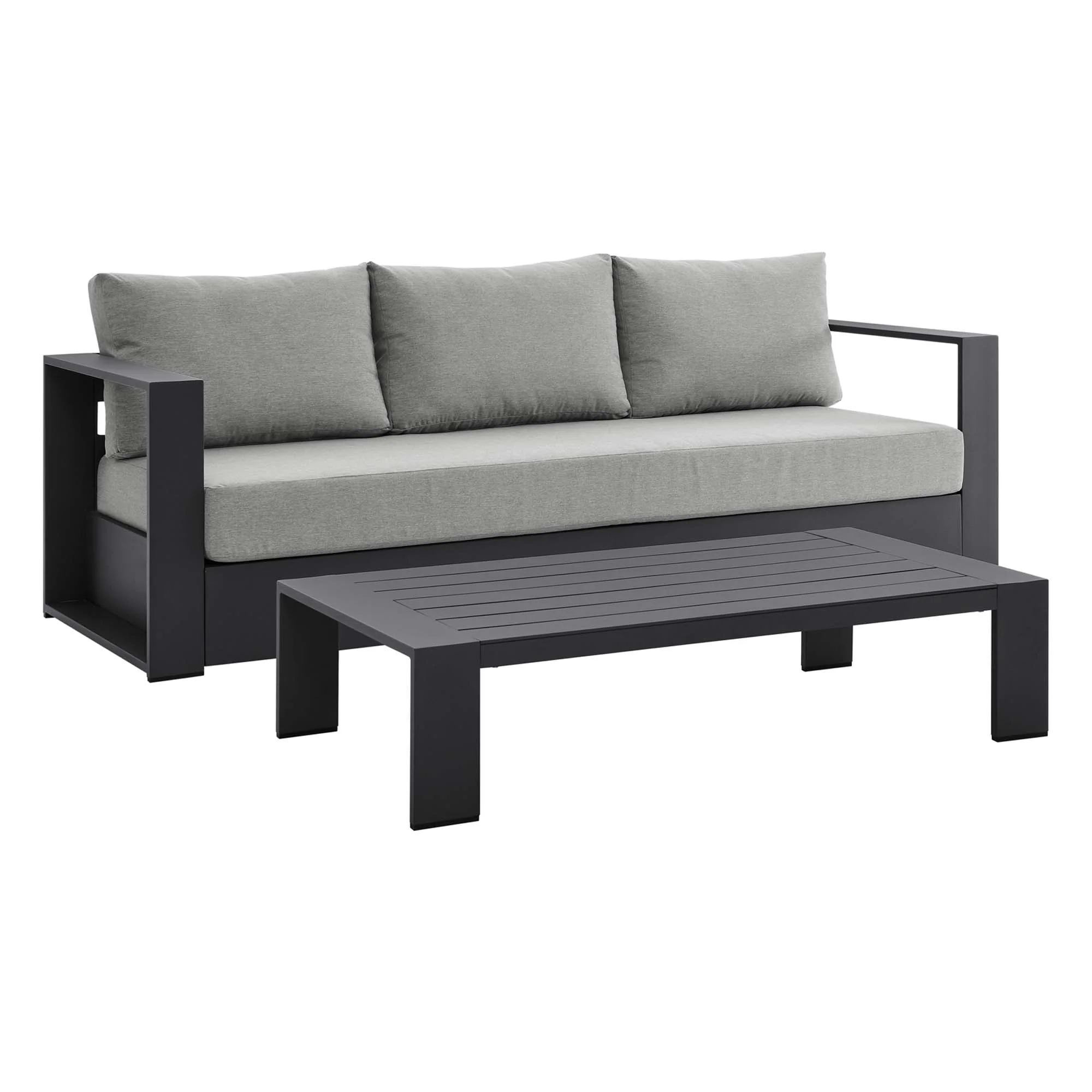 Tahoe 2-Piece Outdoor Patio Powder-Coated Aluminum Set by Modway - Image 39