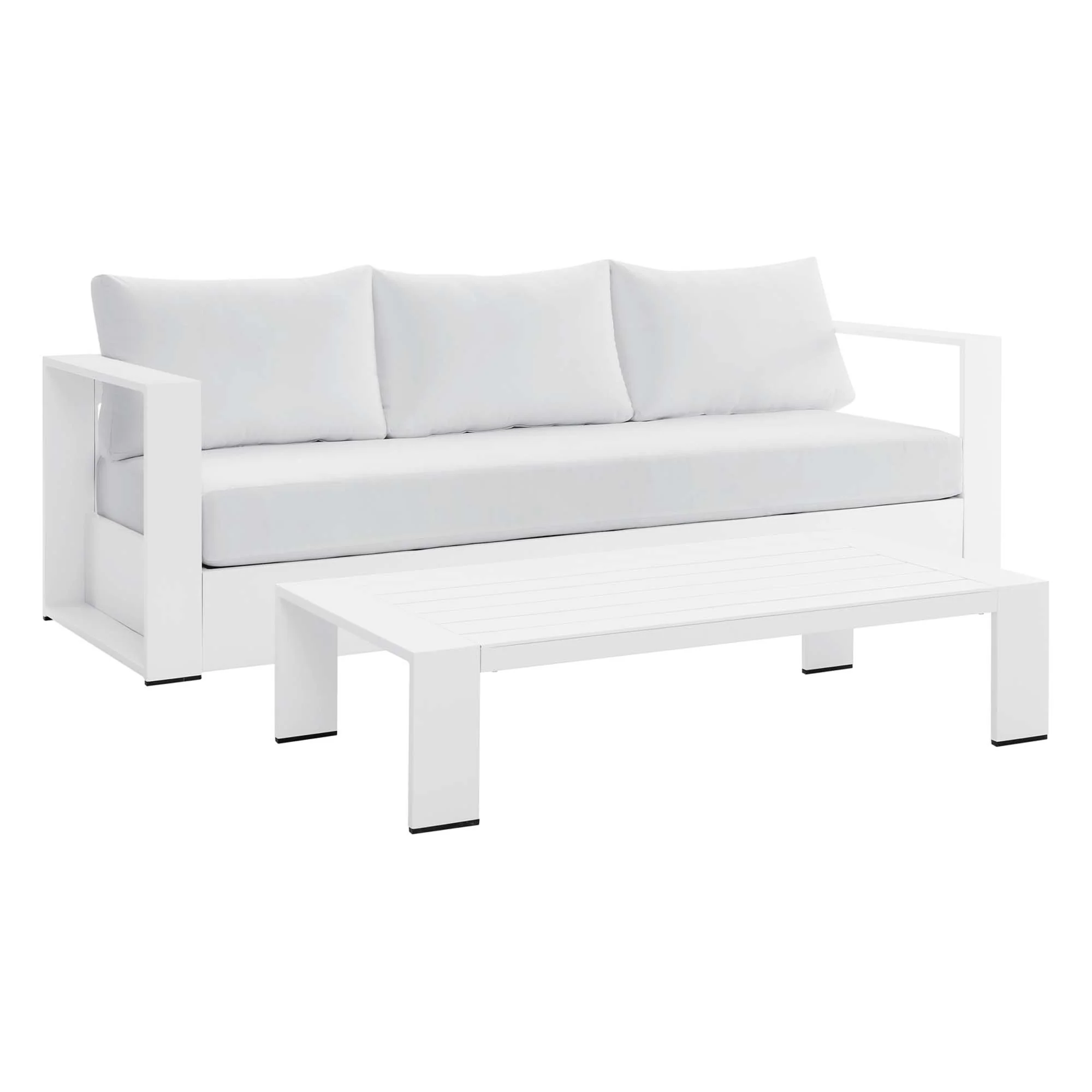Tahoe 2-Piece Outdoor Patio Powder-Coated Aluminum Set by Modway - Image 41