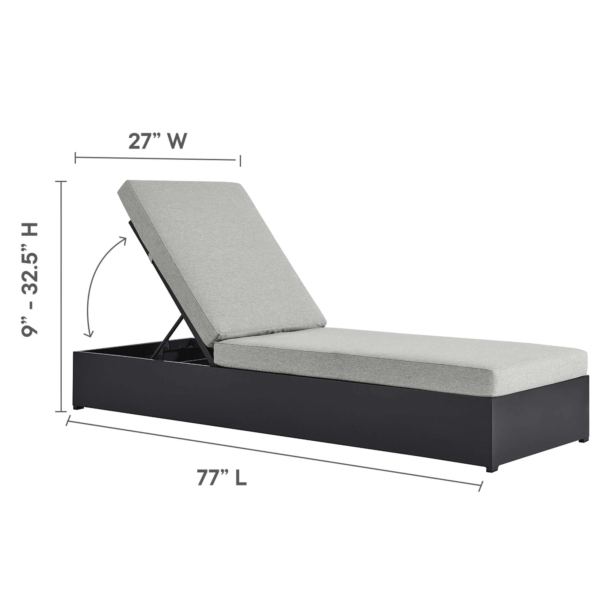 Tahoe 3-Piece Outdoor Patio Chaise Lounge Set - Image 16