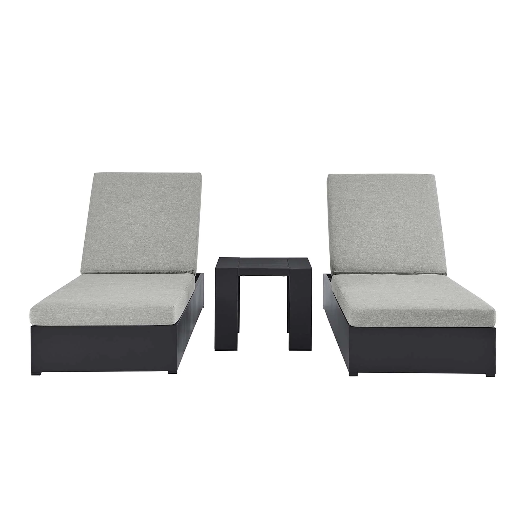 Tahoe 3-Piece Outdoor Patio Chaise Lounge Set - Image 20