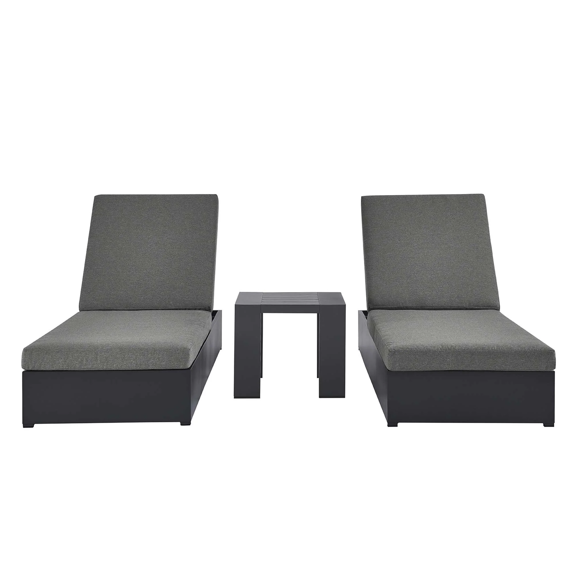 Tahoe 3-Piece Outdoor Patio Chaise Lounge Set - Image 21