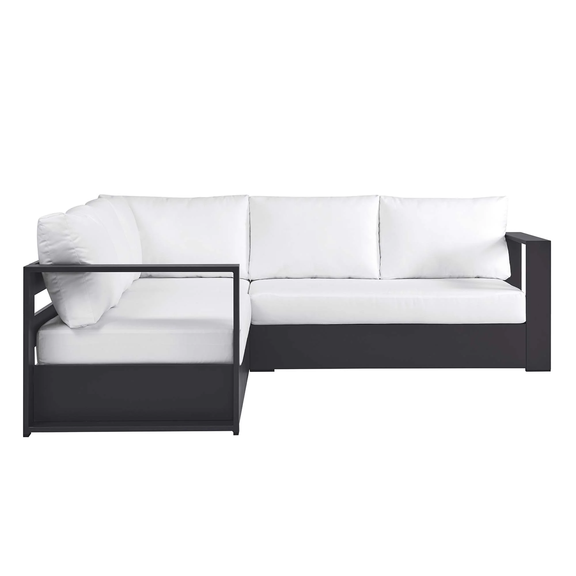Tahoe 3-Piece Outdoor Patio Powder-Coated Aluminum Sectional Sofa by Modway - Image 6